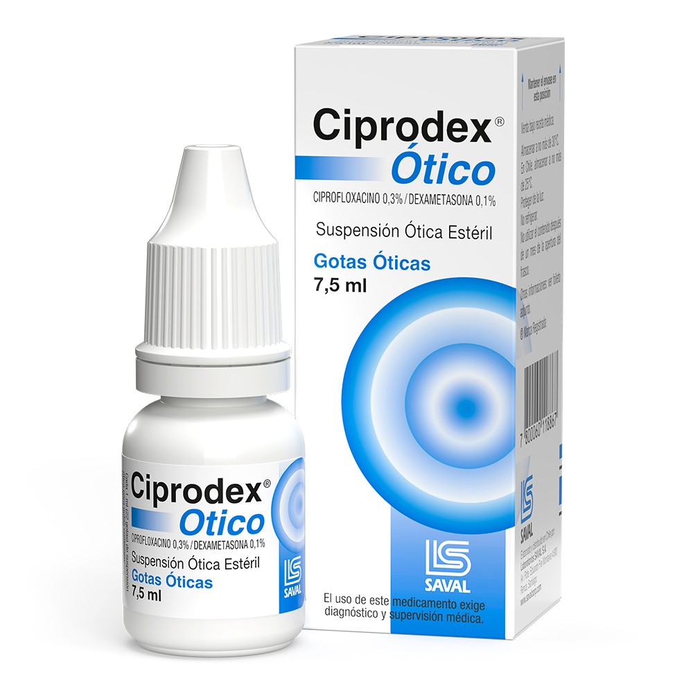 Ciprodex Ciprofloxacino 0,1% Solución Otológica 8 mL