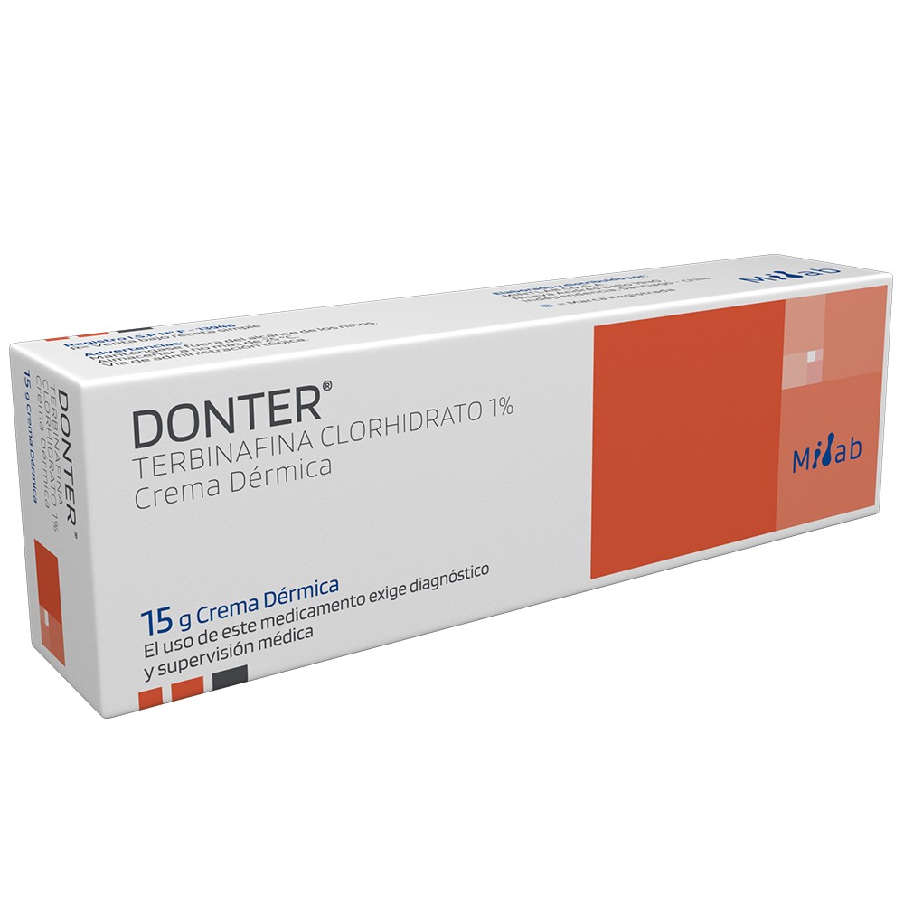 Donter Terbinafina 1% Crema Dermica 15 gr