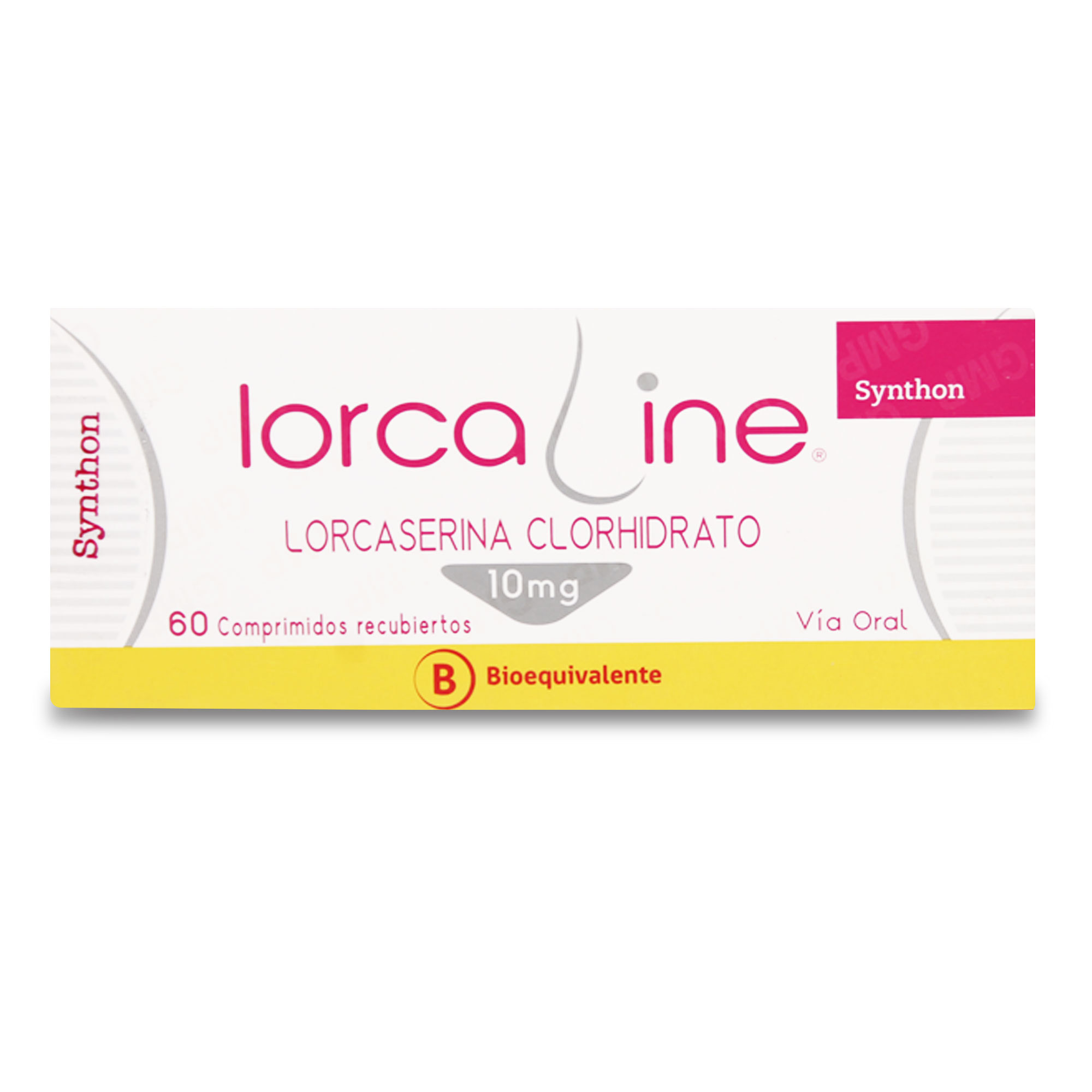 Lorcaline Lorcaserina 10 mg 60 Comprimidos Recubierto | Farmacias Cruz Verde