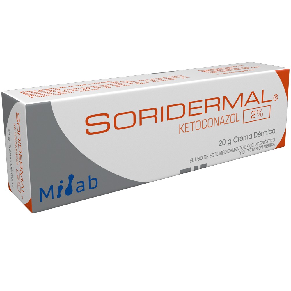 Soridermal Ketoconazol 2% Crema Dérmica 20 gr