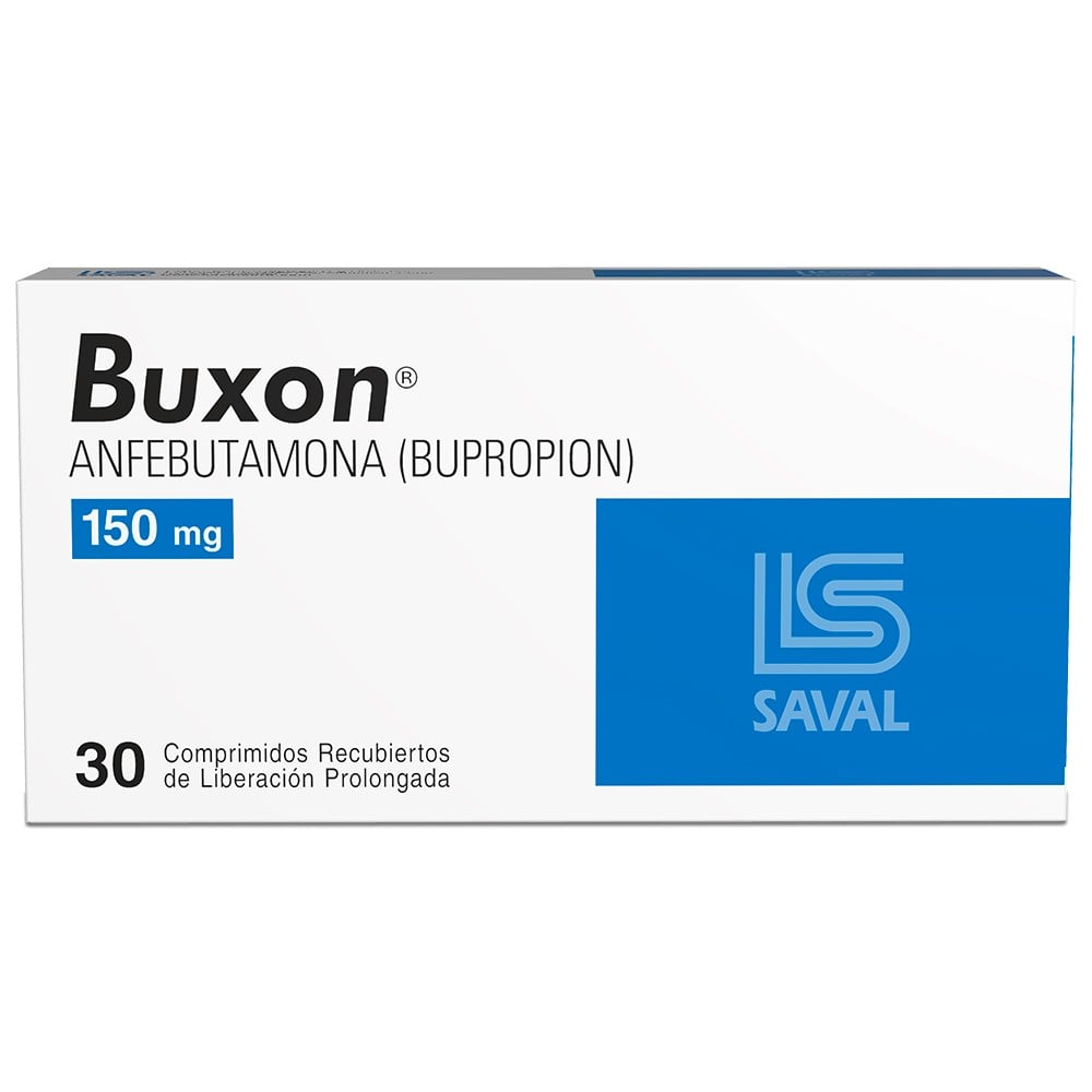 Buxon Bupropion (Anfebutamona) 150 mg 30 Comprimidos