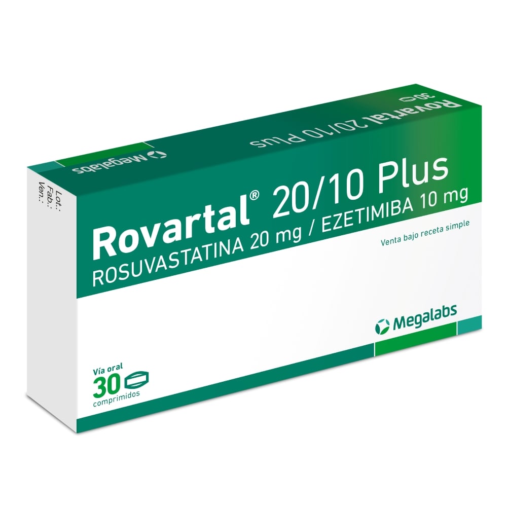 Rovartal 20 mg / 10 mg Plus x 30