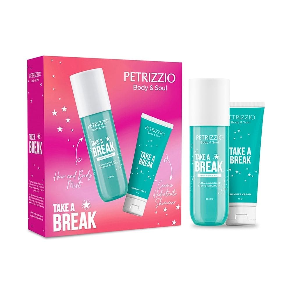Set Body Mist Take A Break + Crema Shimmer | Cruz Verde
