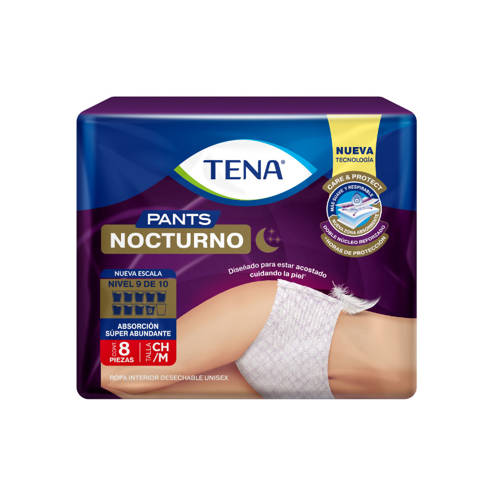 Ropa Interior Desechable Pants S/M Nocturno X8 | Cruz Verde