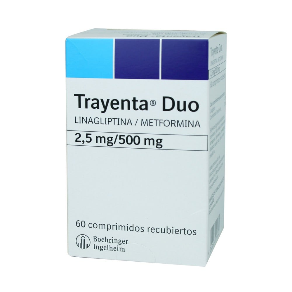 Trayenta Duo Linagliptina 2,5 mg 60 Comprimidos
