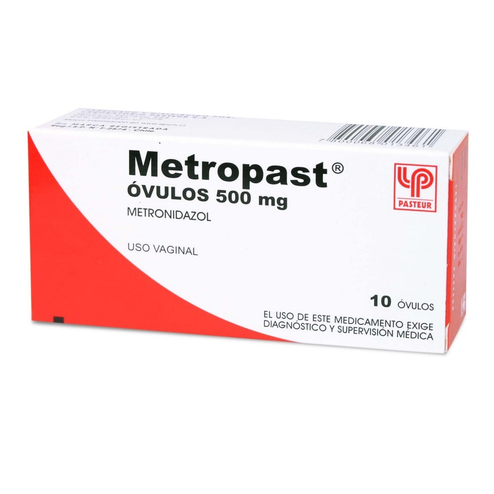 Metropast Metronidazol 500 mg 10 Ovulos