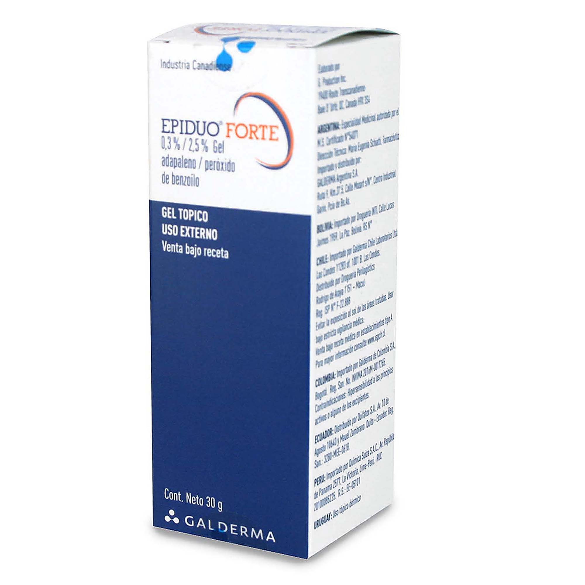 Epiduo FORTE Adapaleno 0,3% Gel Tópico 30 gr