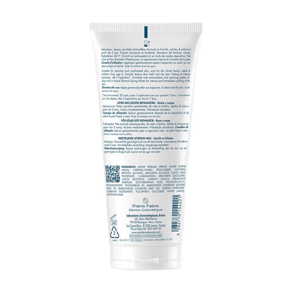 Leche After Sun Mit Hyaluronsäure – After Sun Lotion 200 Ml, Beruhigend & Feuchtigkeitsspendend