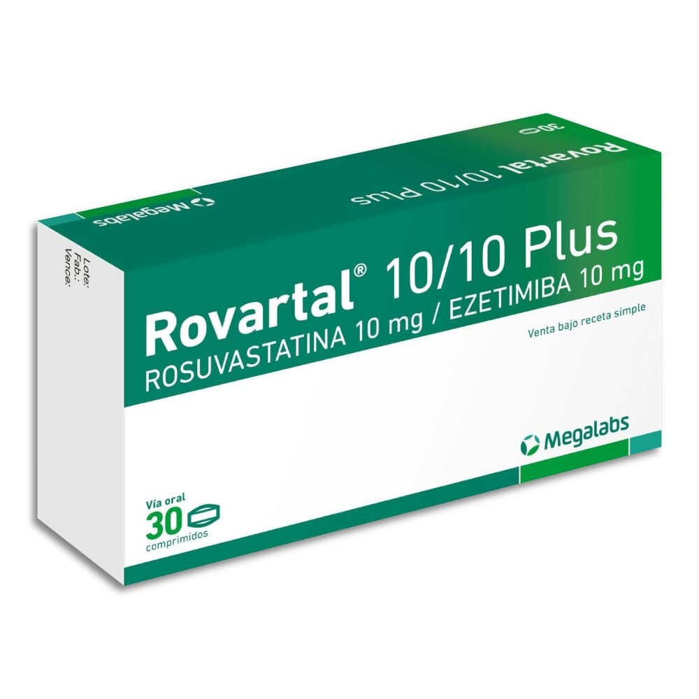 Rovartal 10 mg / 10 mg Plus x 30