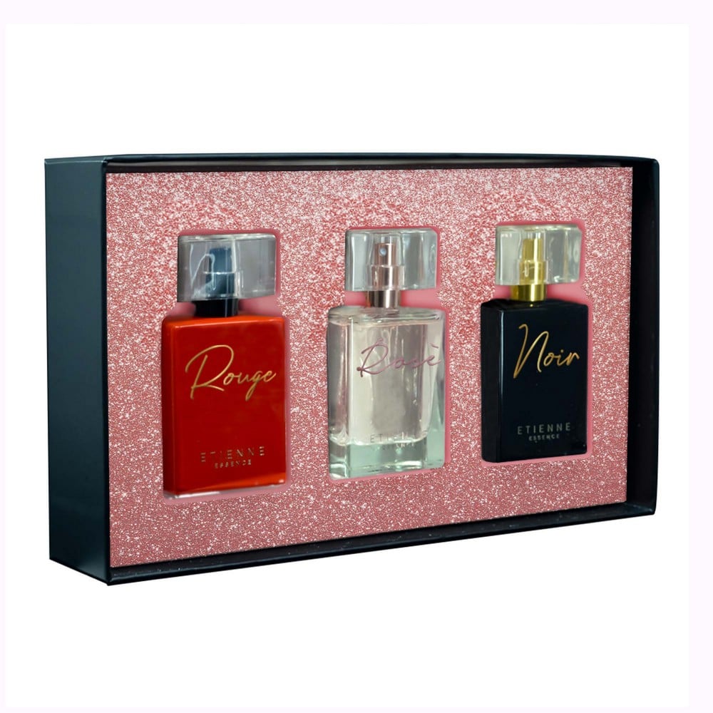 Essence Eau De Parfum Rouge 30 mL + Rose 30 mL + Noir 30 mL
