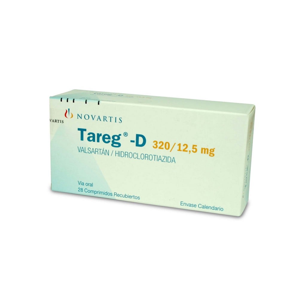 Tareg-D Valsartan 320 mg 28 Comprimidos