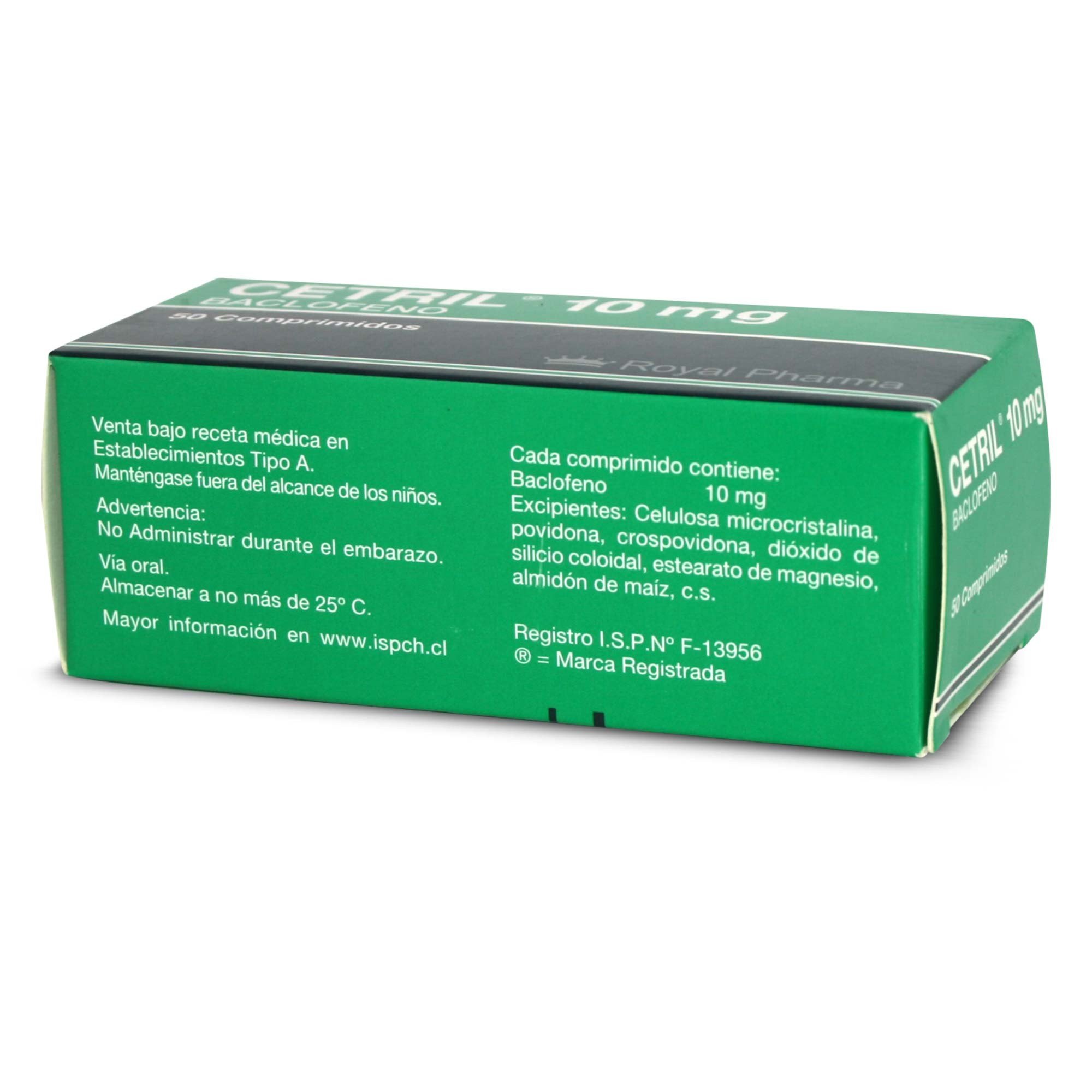 Pastillas baclofen 10 mg