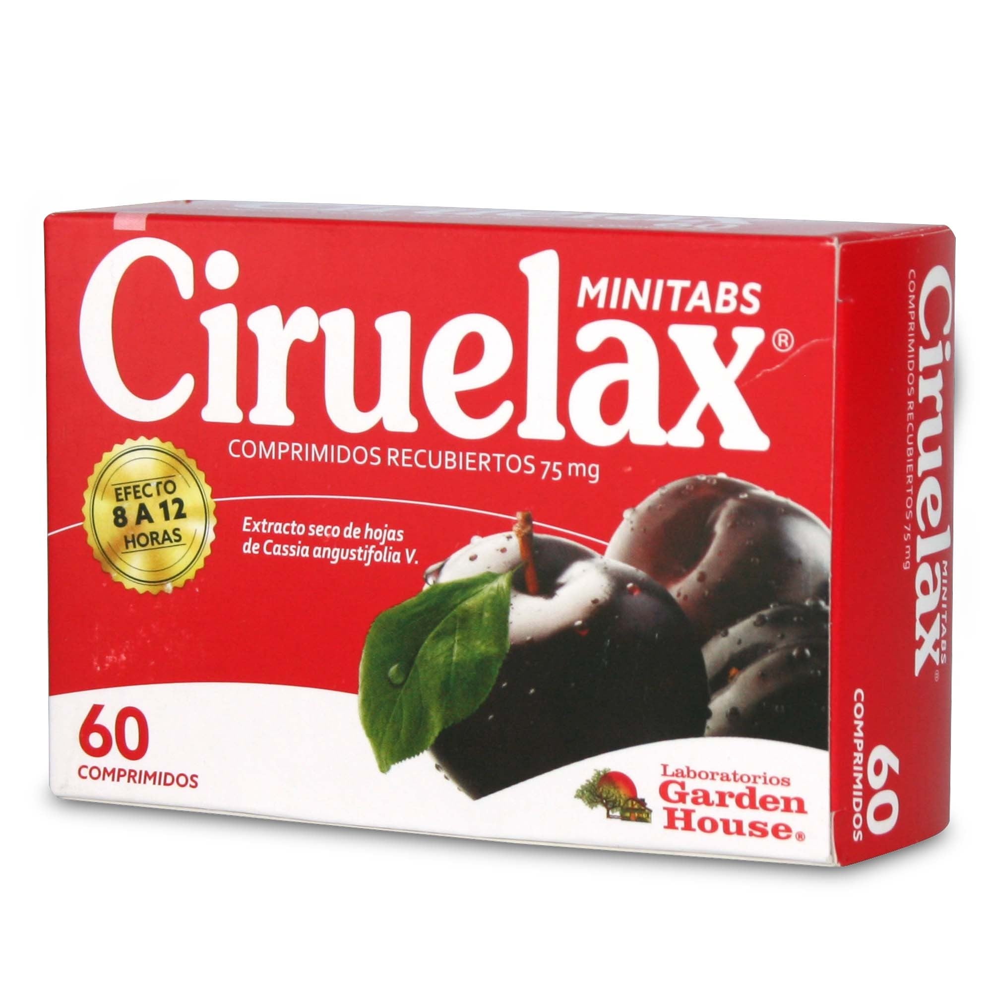 Ciruelax Minitabs Extracto Seco Cassia Angustifolia 75 mg 60 Comprimidos Recubiertos