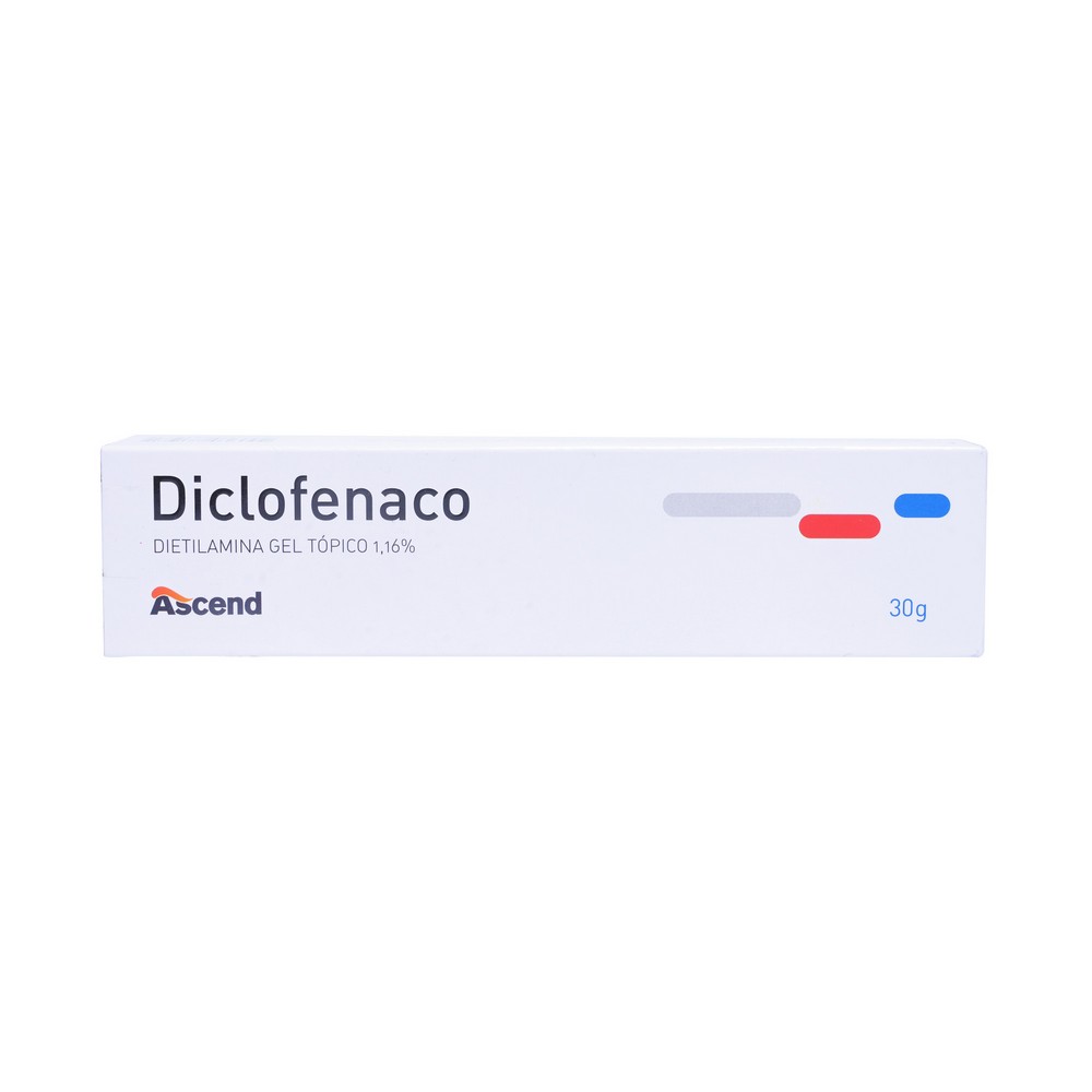 Diclofenaco dietilamina 1,16 % gel tópico 30 g