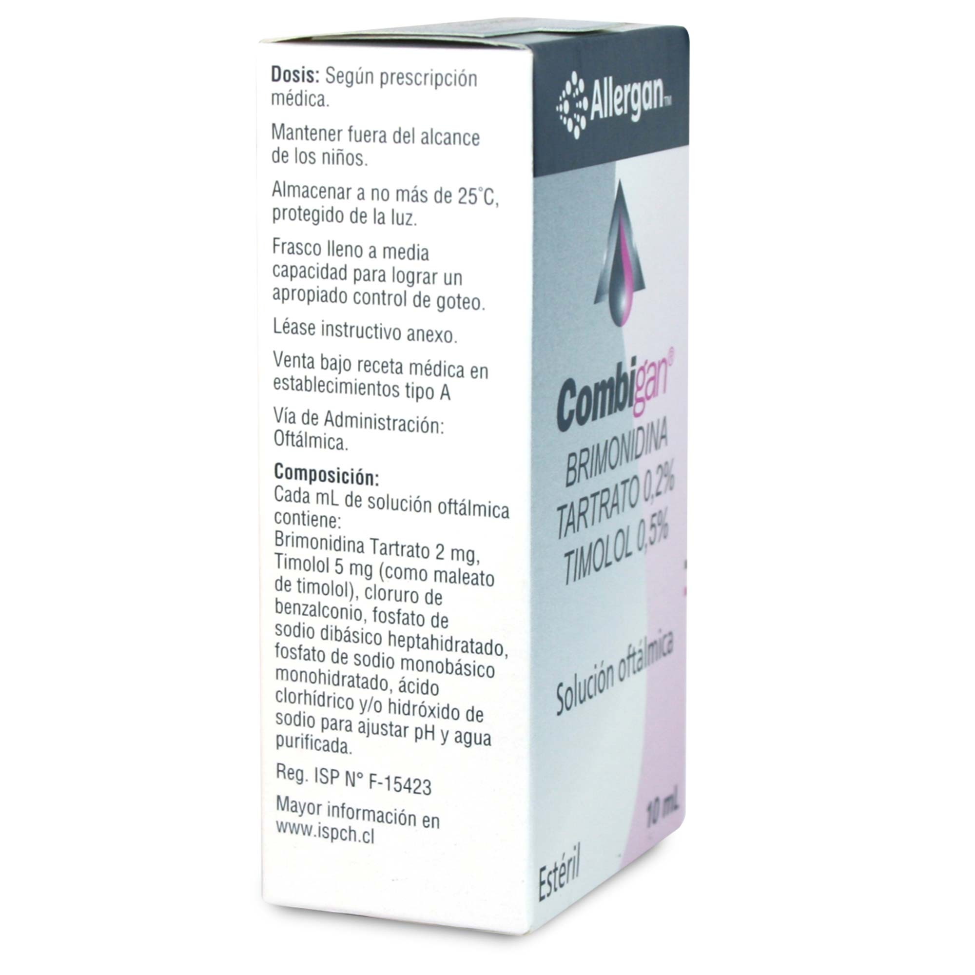 Combigan Brimonidina 0,2% Solución Oftalmica 10 mL | Cruz Verde