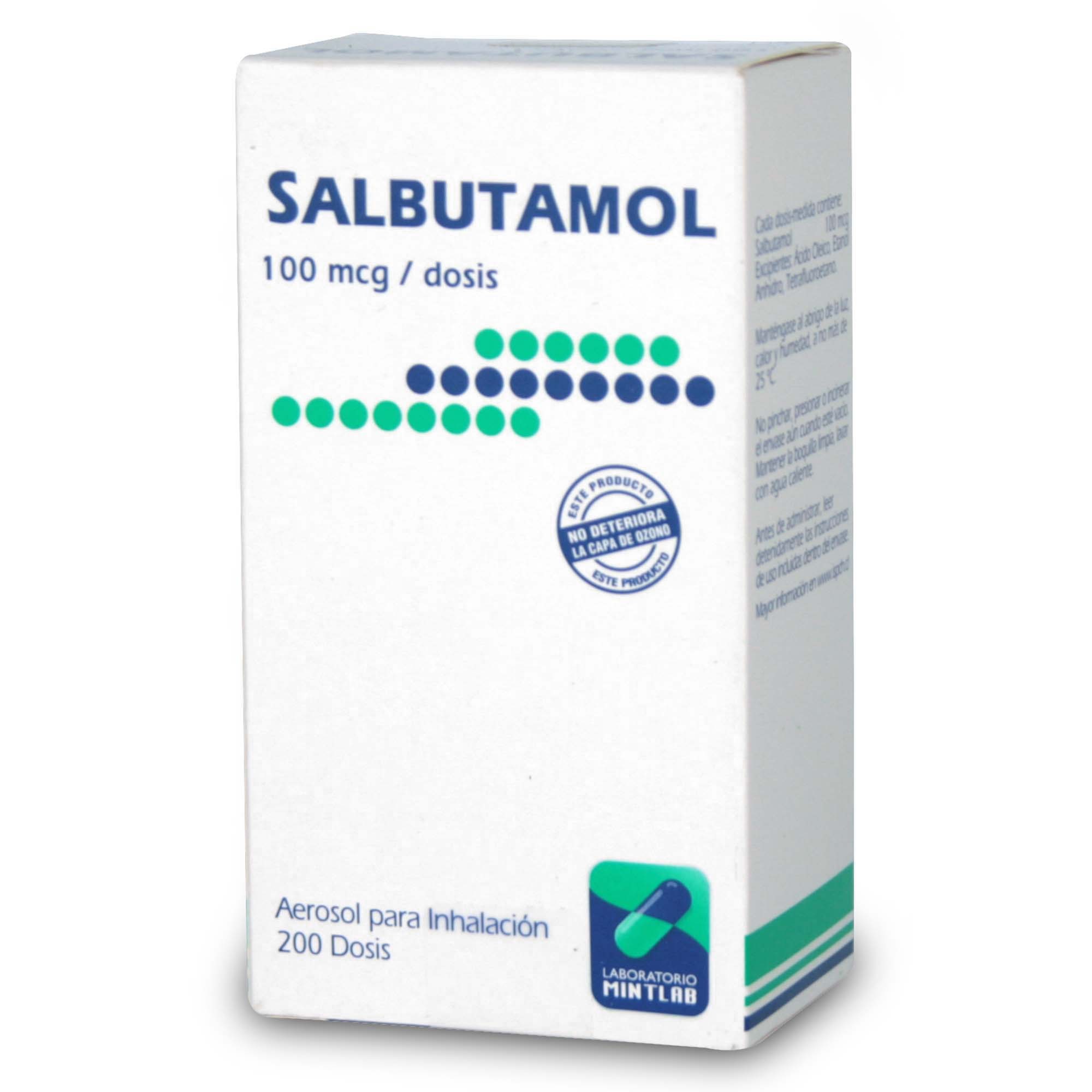 Salbutamol LF 100 mcg / Dosis Inhalador Bucal 200 Dosis | Farmacias Cruz  Verde