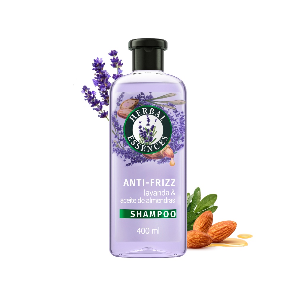 Shampoo Antifrizz Lavanda & aceite de almendras 400 ml | Cruz Verde