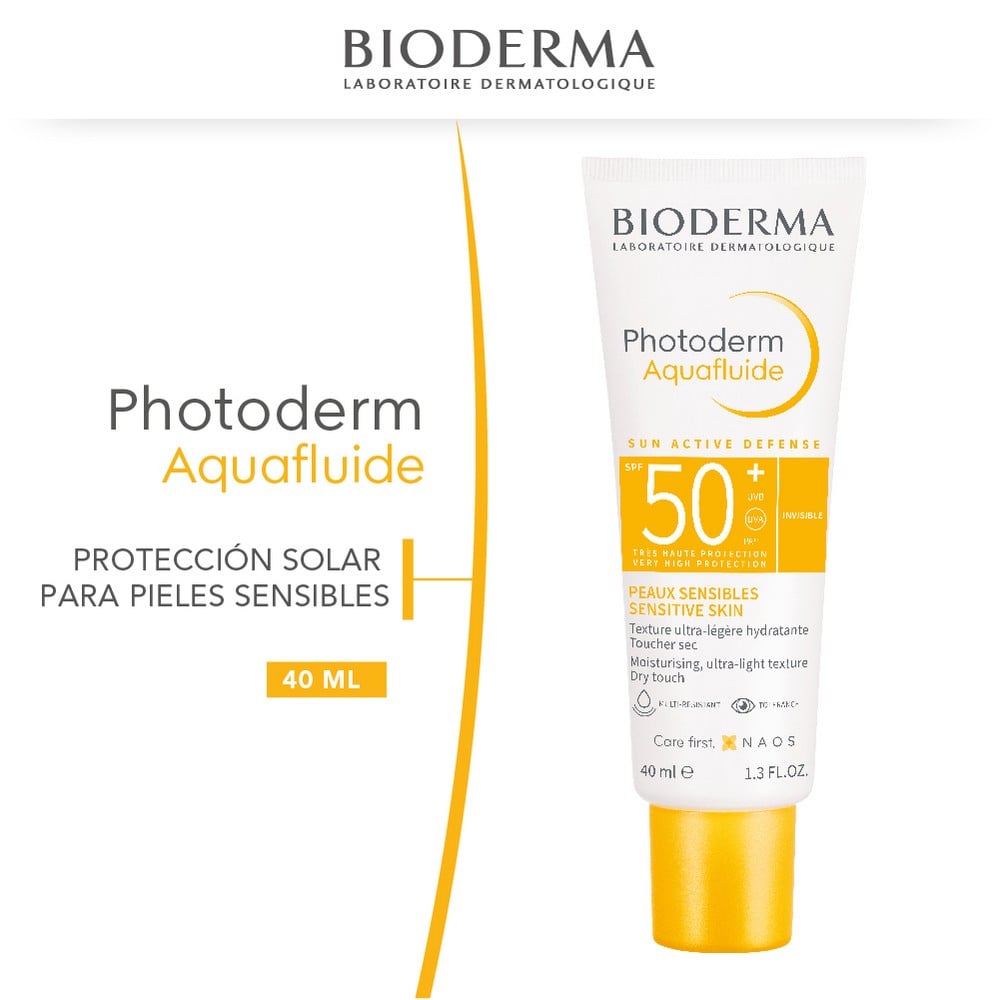 Photoderm Aquafluide Spf50+ Sin Color 40 mL