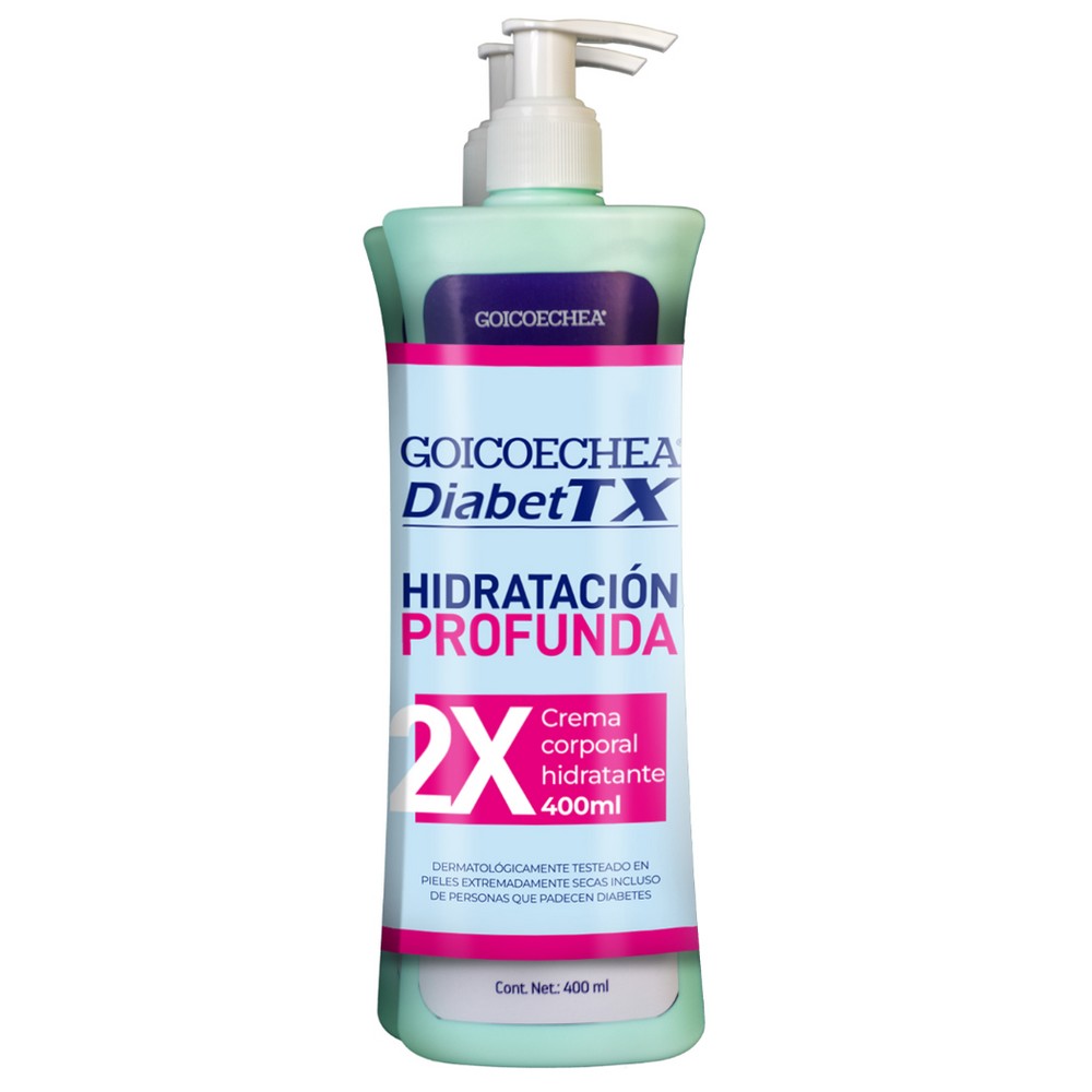Pack Díabet Tx Crema Corporal Hidratación Extra 400 mL X2 | Cruz Verde