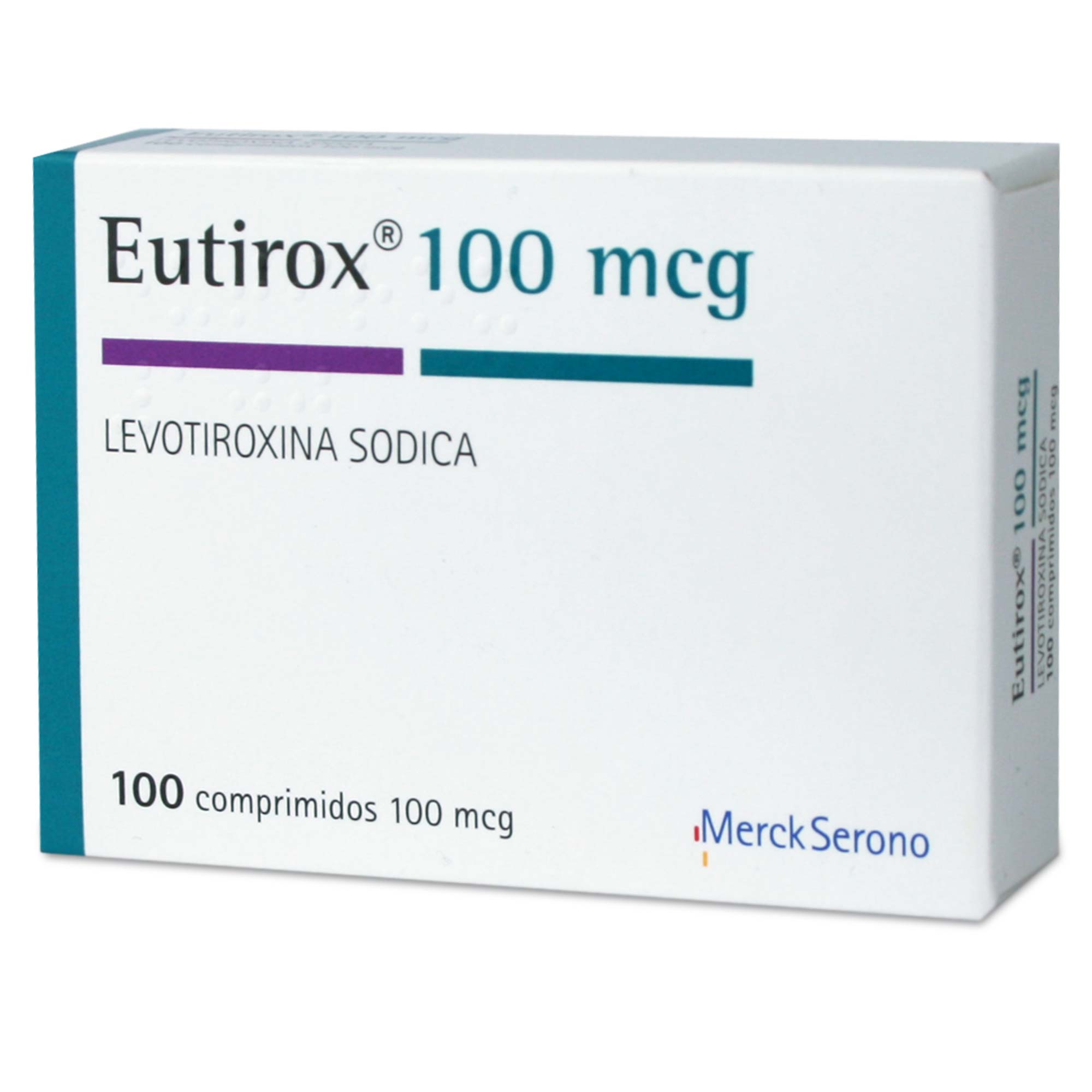 Eutirox 100 Levotiroxina 100 mcg 100 Comprimidos