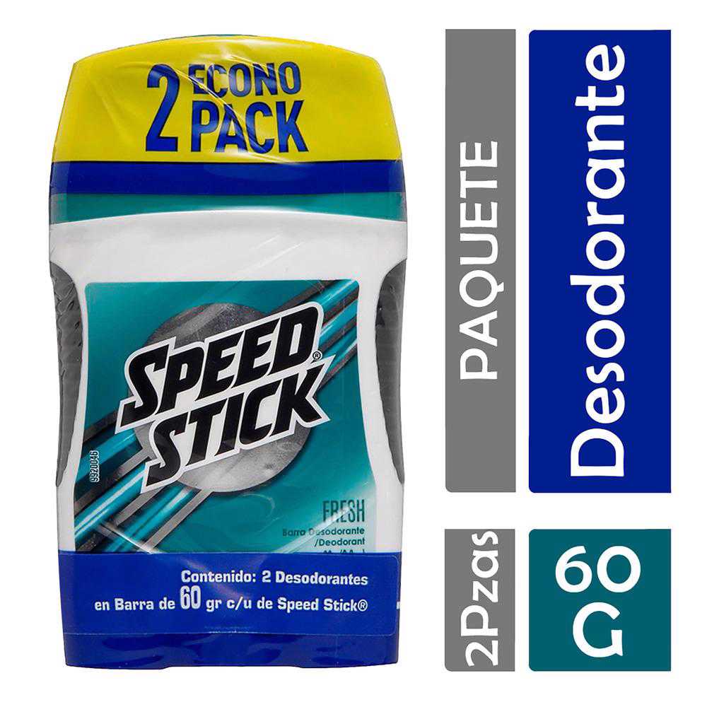 Pack Desodorante en Barra Stick Fresh 2 Unidades 60 gr