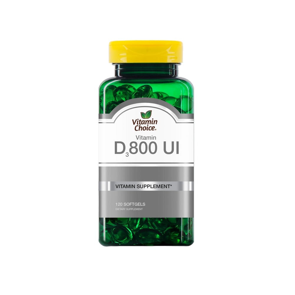 Vitamin Choice Vitamina D 800UI 120 Cápsulas Softgel Farmacias Cruz Verde
