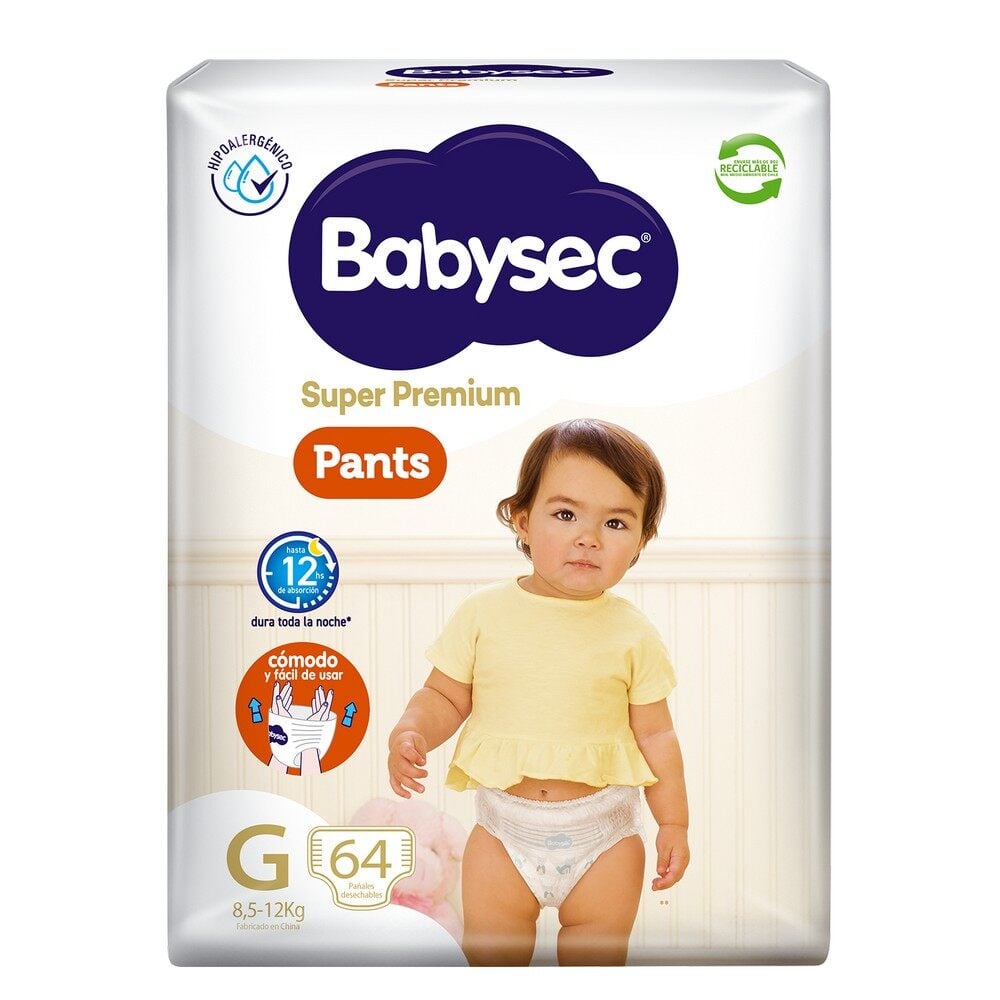 Super Premium Pañales Desechables Pants G (8.5-12Kg