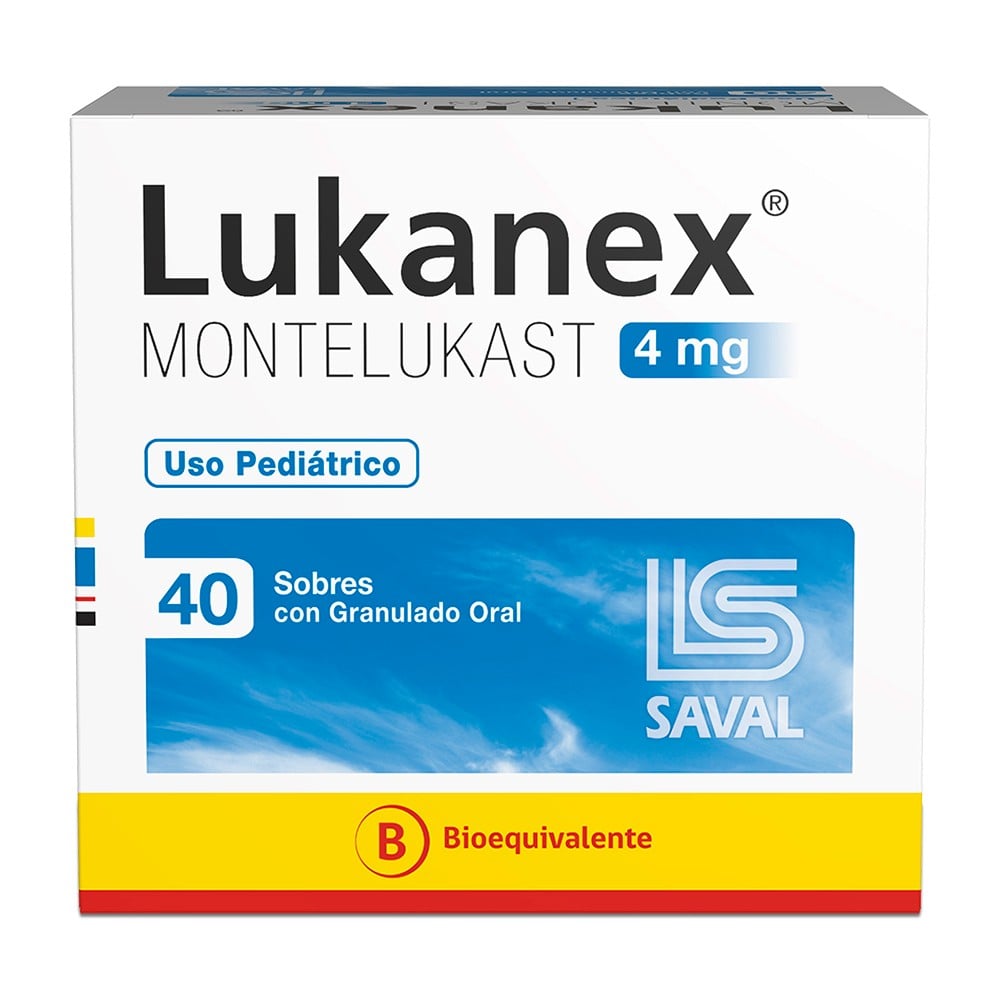 Lukanex Pediatrico Montelukast 4 mg 40 Sobres