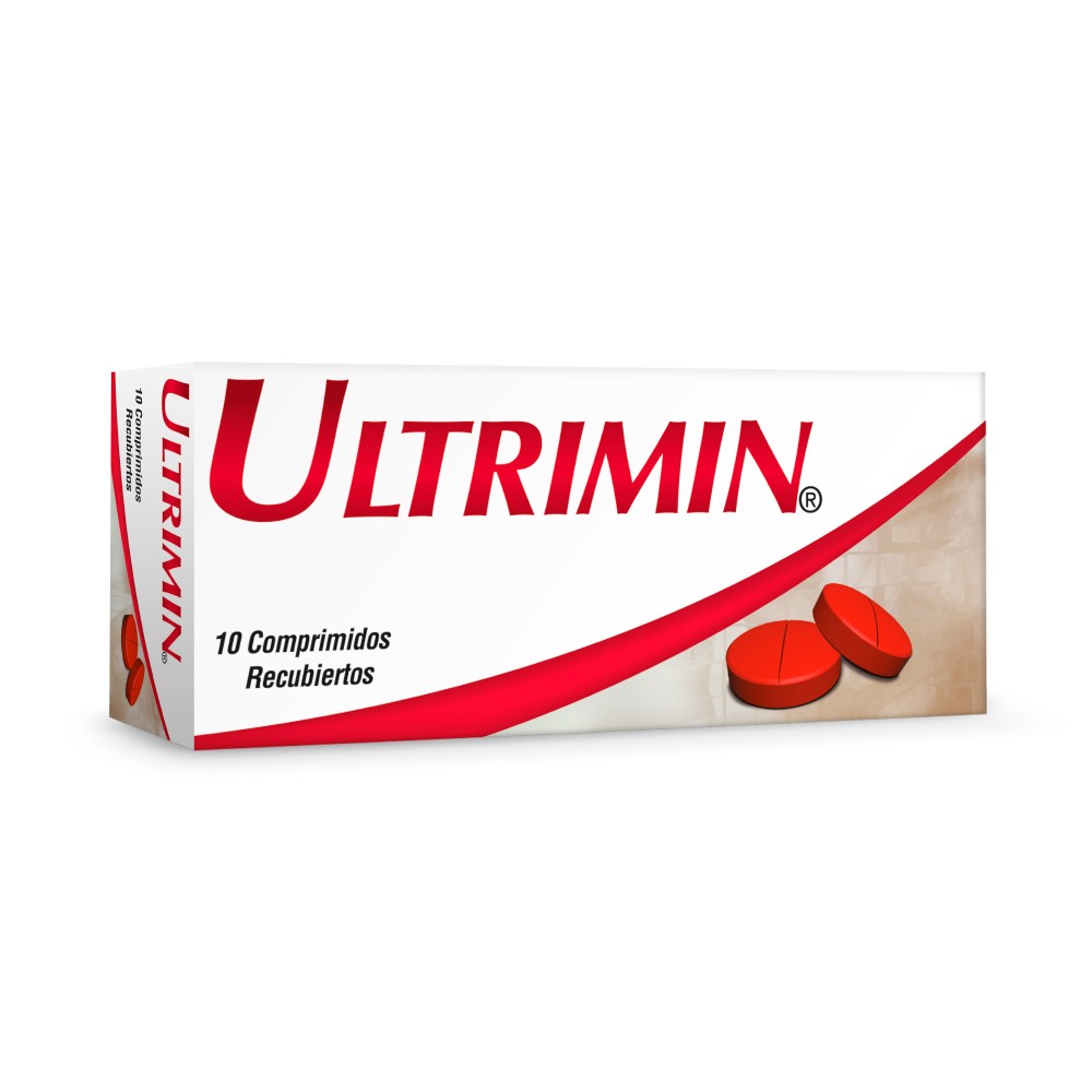 Ultrimin Metamizol 300mg + Cafeína 100mg + Ergotamina 1mg + Clorfenamina maletato 10 Comprimidos Recubiertos