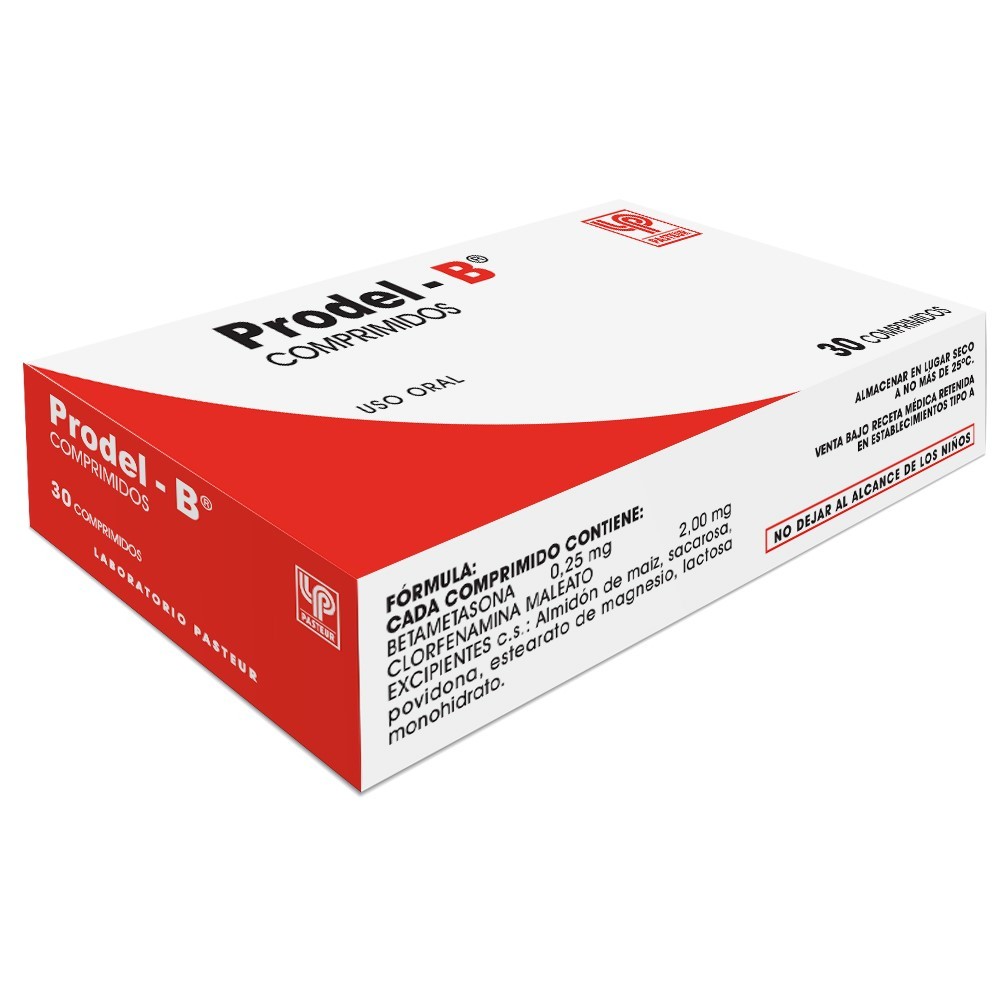 Prodel-B Betametasona 2 Mg 30 Comprimidos | Cruz Verde