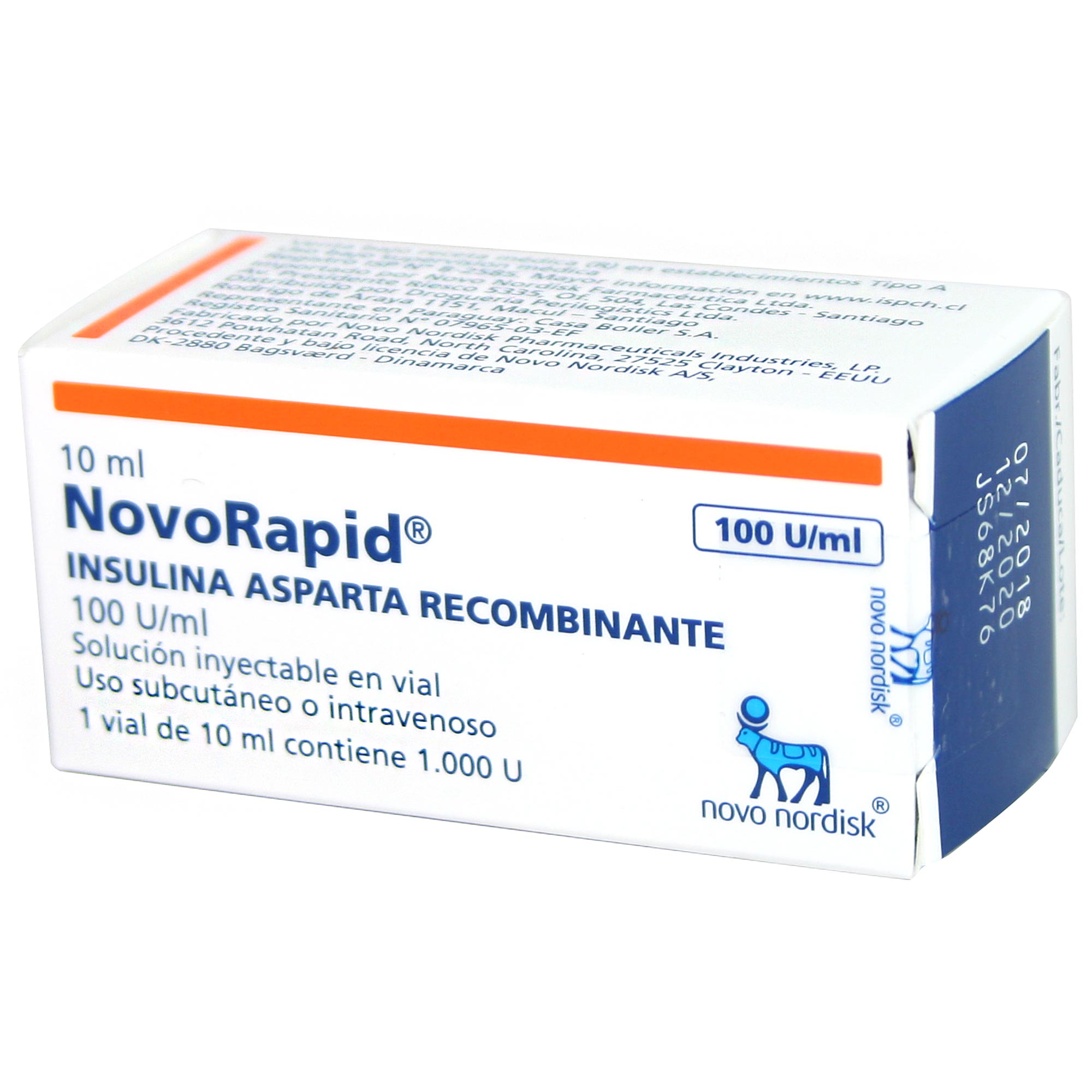 Novorapid Insulina Aspartica Soluble 100 UI 1 Ampolla
