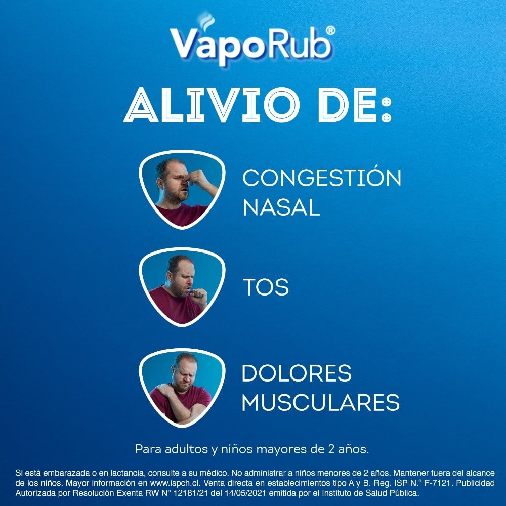 Vaporub Mentol 1,35% Ungüento Tópico 50 gr | Farmacias Cruz Verde