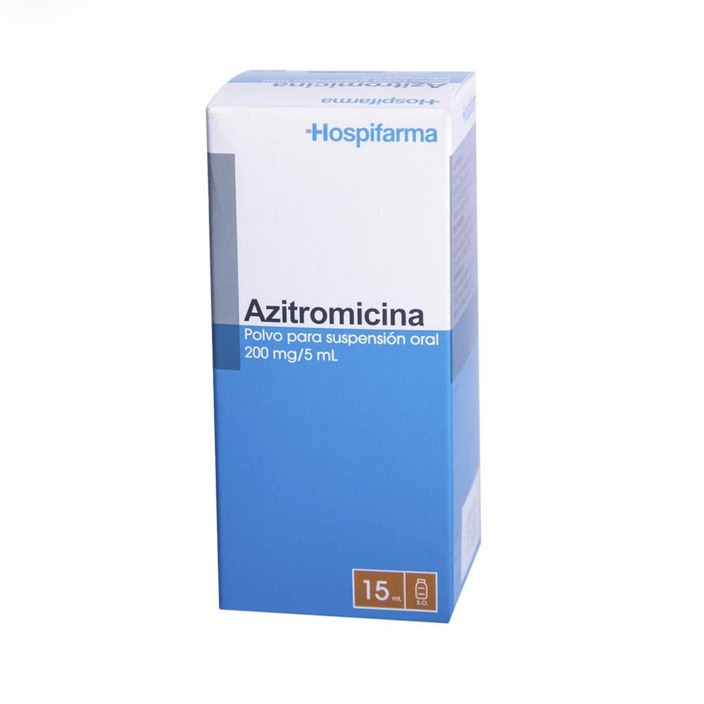 Azitromicina 200 mg / 5 mL Suspensión Oral 15 mL | Farmacias Cruz Verde