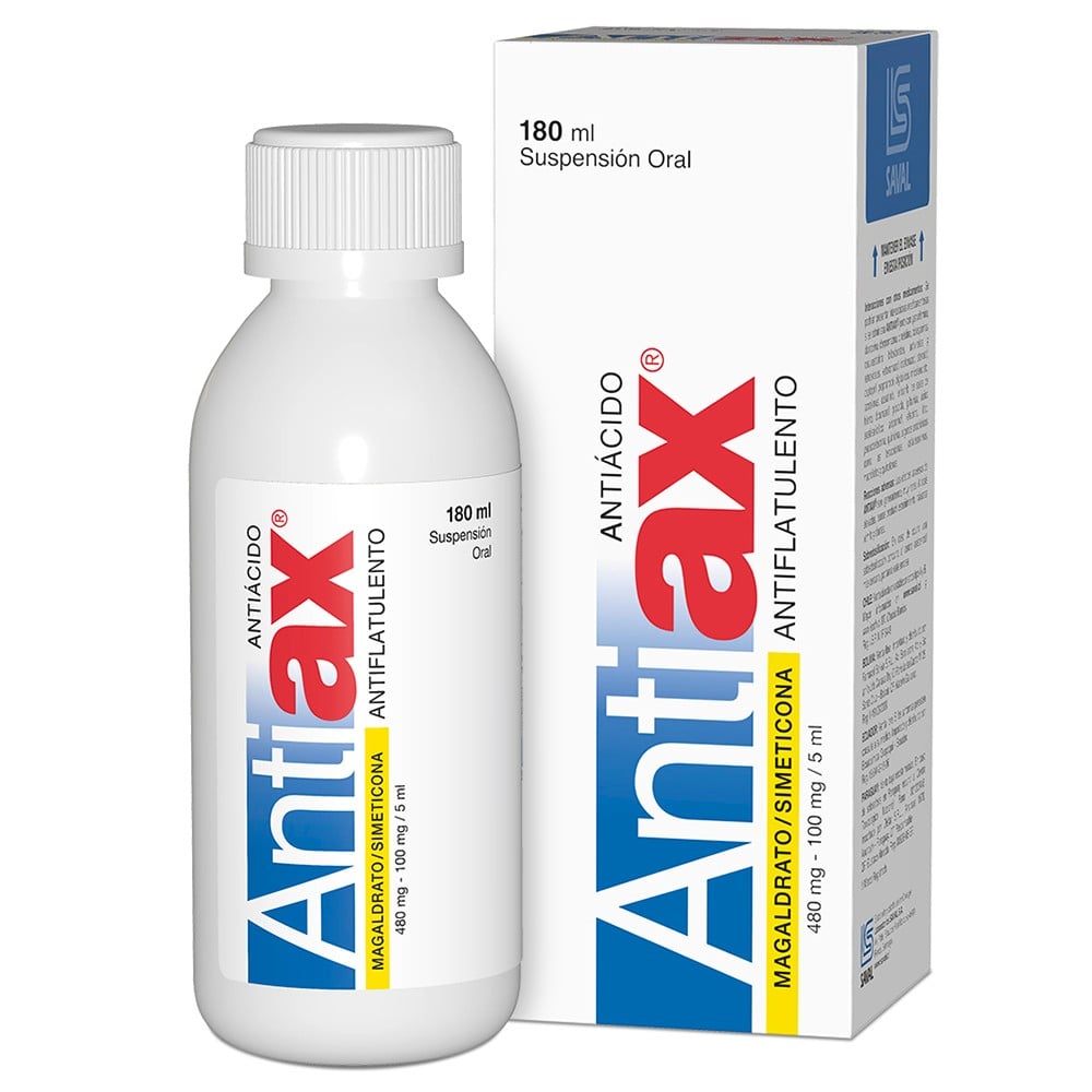 Antiax Magaldrate 480 Mg Suspensión 180 ML | Farmacias Cruz Verde