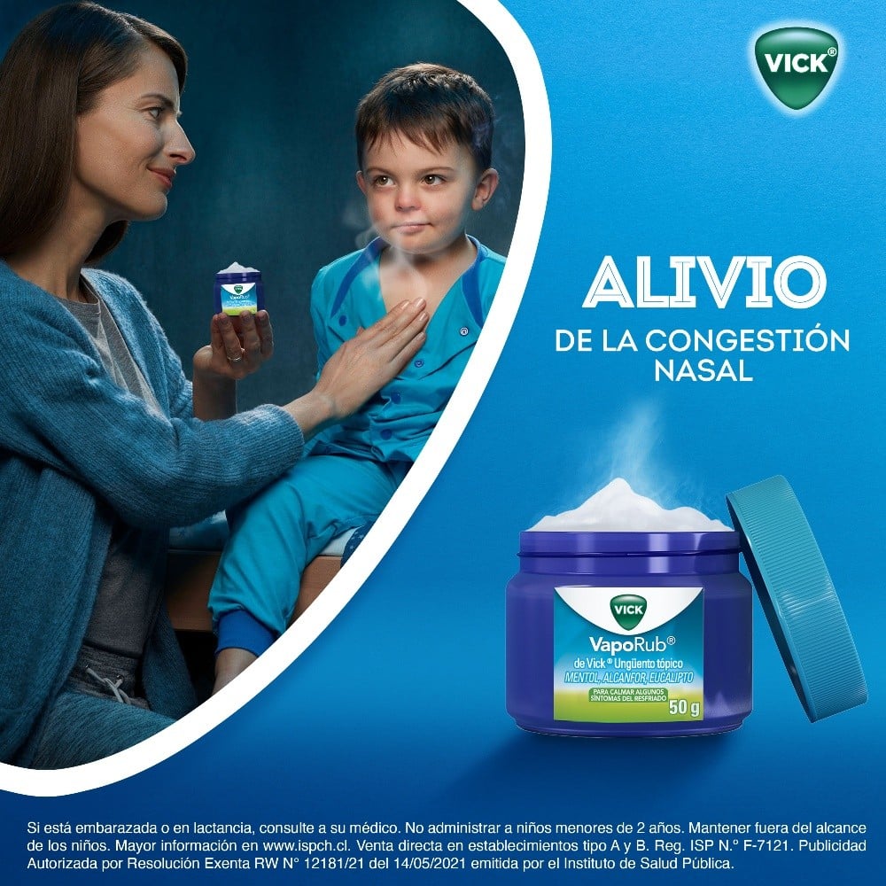 Vaporub Mentol 1,35% Ungüento Tópico 50 gr | Farmacias Cruz Verde