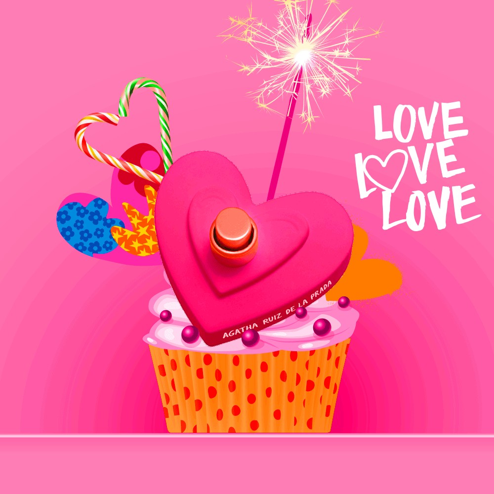 Fragancia Femenina Love love love EDT 50 ml + Booster 25 ml | Cruz Verde