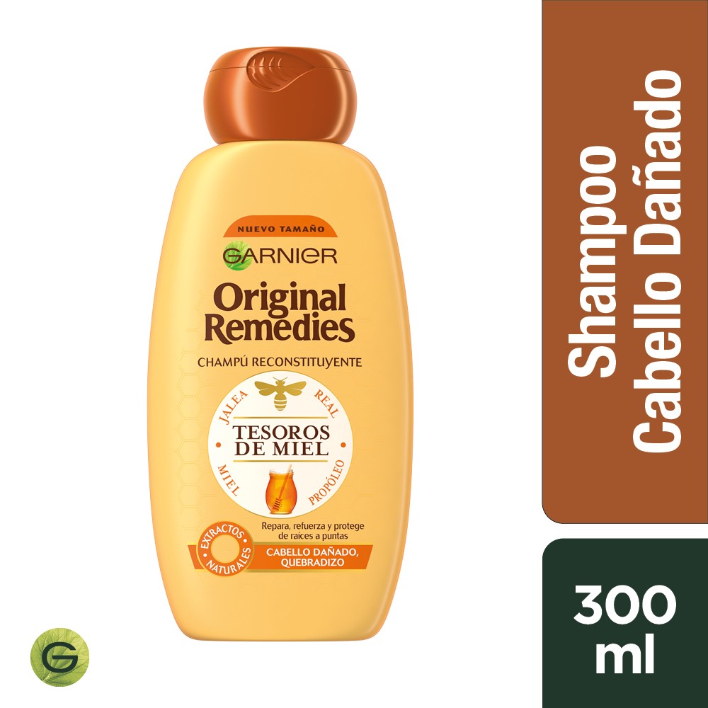 Shampoo Reconstituyente Tesoros de Miel 300 mL | Cruz Verde