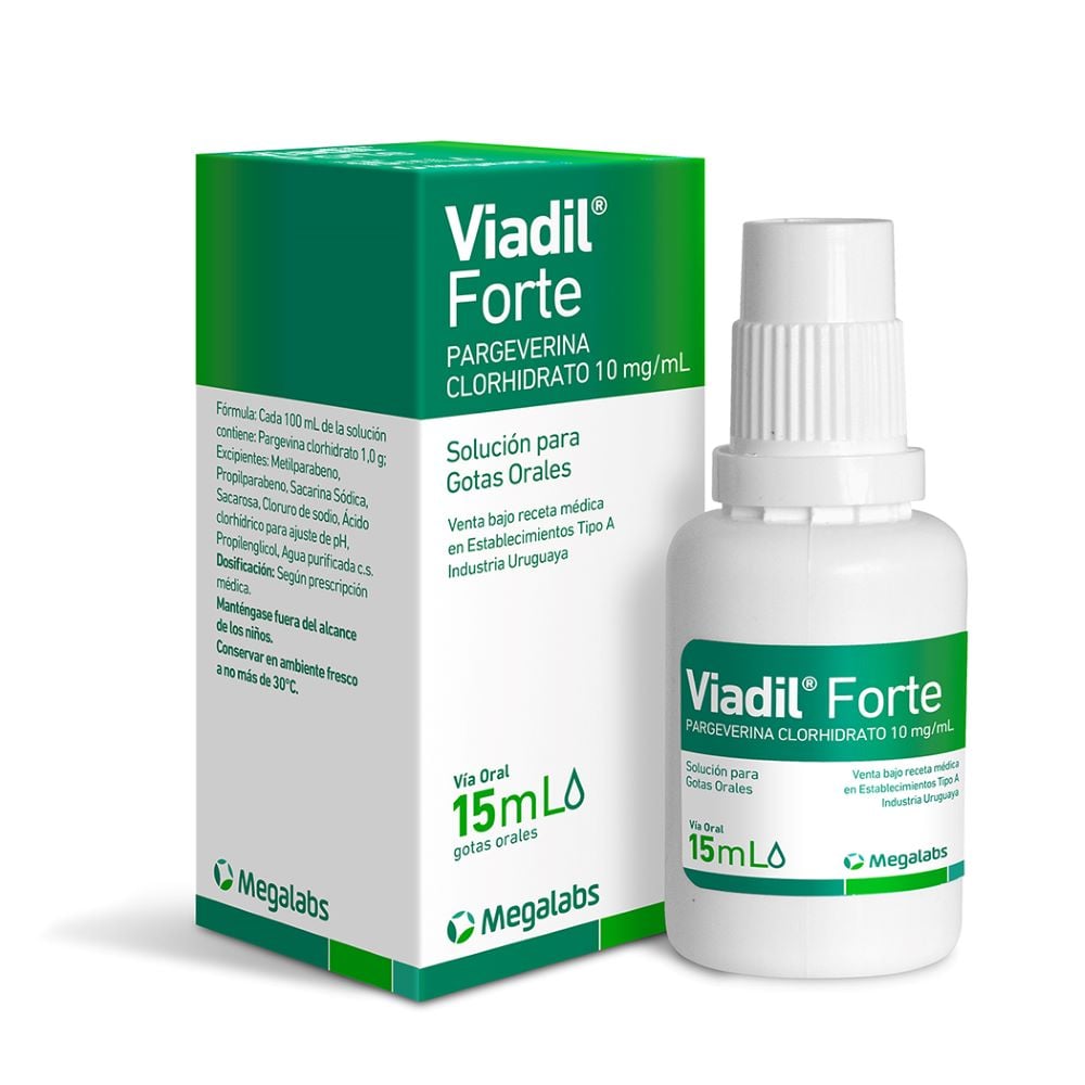 Viadil Forte Pargeverina 10 mg / mL Gotas 15 mL