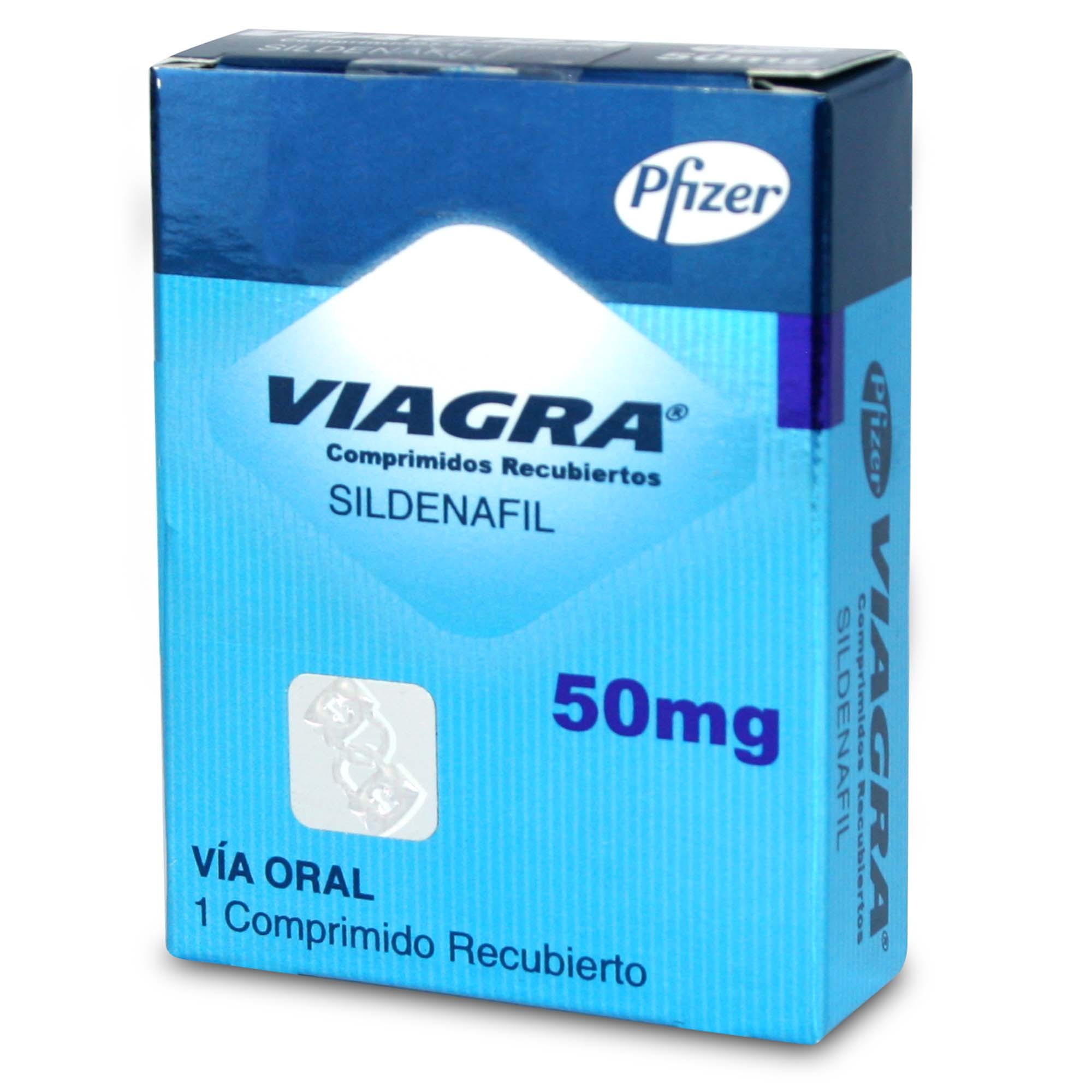 Viagra Sildenafil 50 mg 1 Comprimido Recubierto | Farmacias Cruz Verde