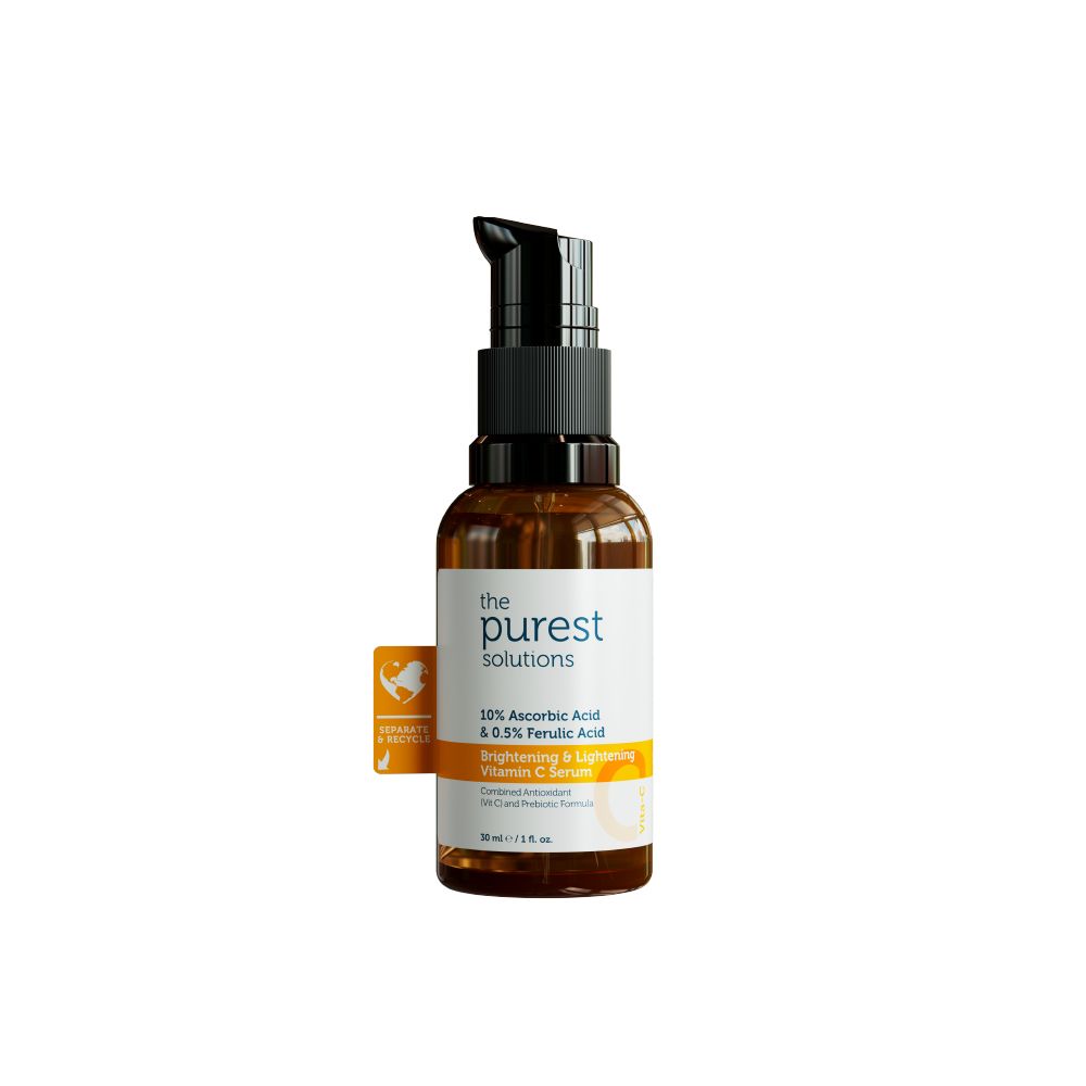 Serum Iluminador con Vitamina C, 10% Ácido Ascórbico y Ácido Ferúlico 0,5% 30ml