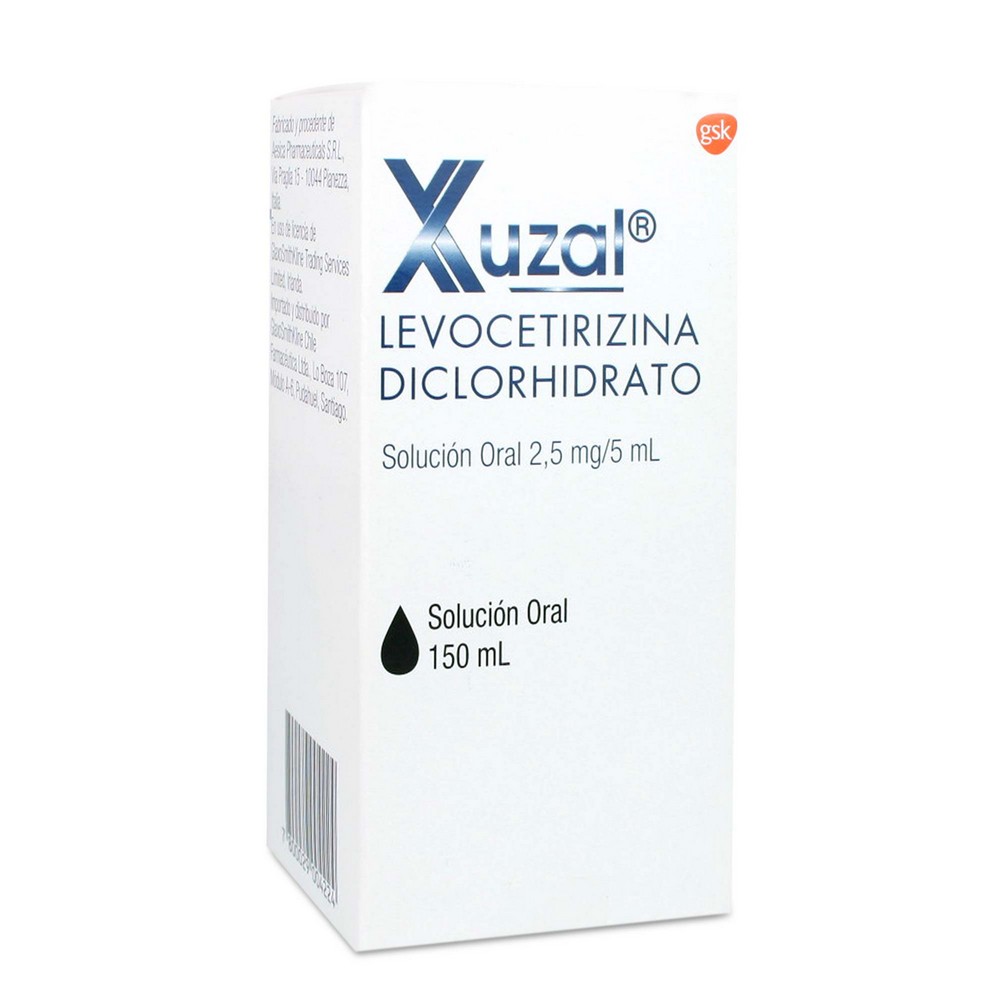 Xuzal Levocetirizina 2,5 mg/5mL Solución Oral 5 mL