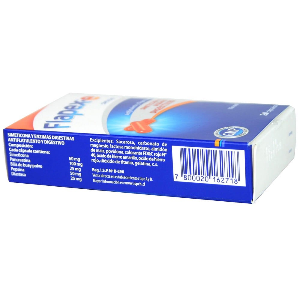 Flapex-E Simeticona 60 mg 20 Cápsulas | Cruz Verde