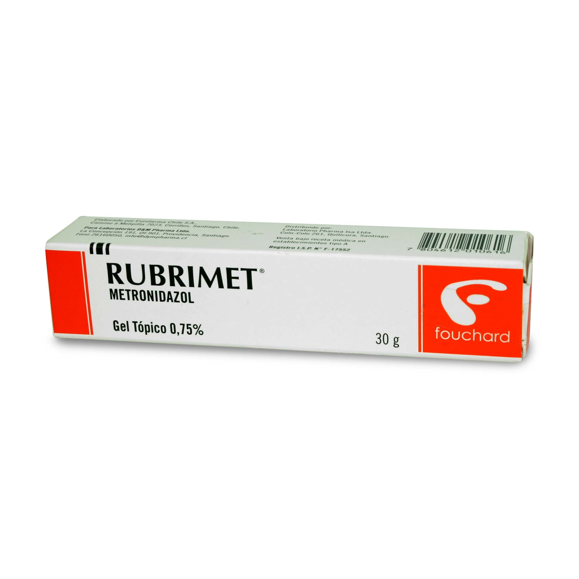 Rubrimet Metronidazol 0,75% Gel Tópico 30 gr | Farmacias Cruz Verde