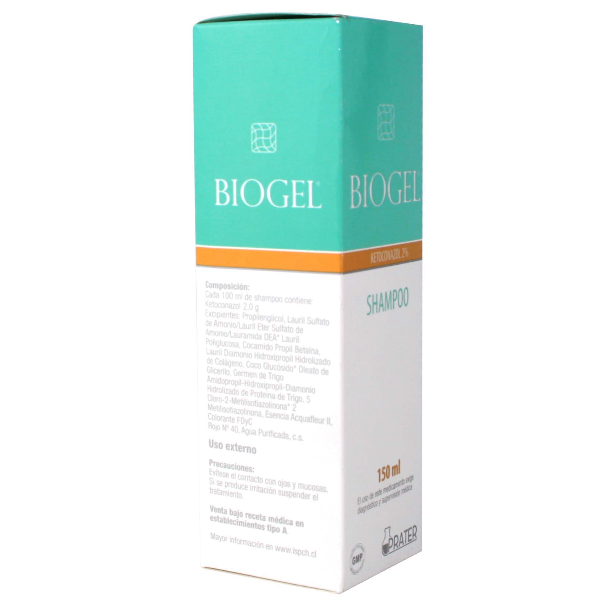 Biogel Ketoconazol 2 Shampoo Medicado 150 Ml Farmacias Cruz Verde 1920