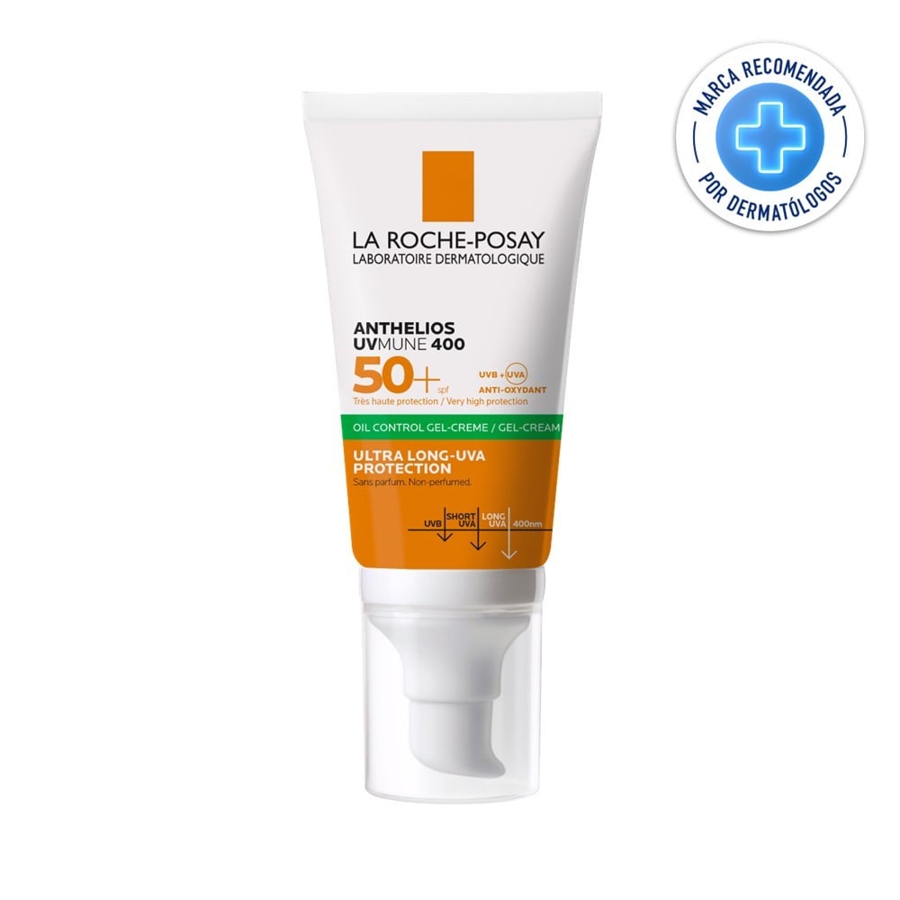 Protector Solar Rostro Anthelios UV Mune 400 Oil Control Gel Cream FPS50+ 50 ml