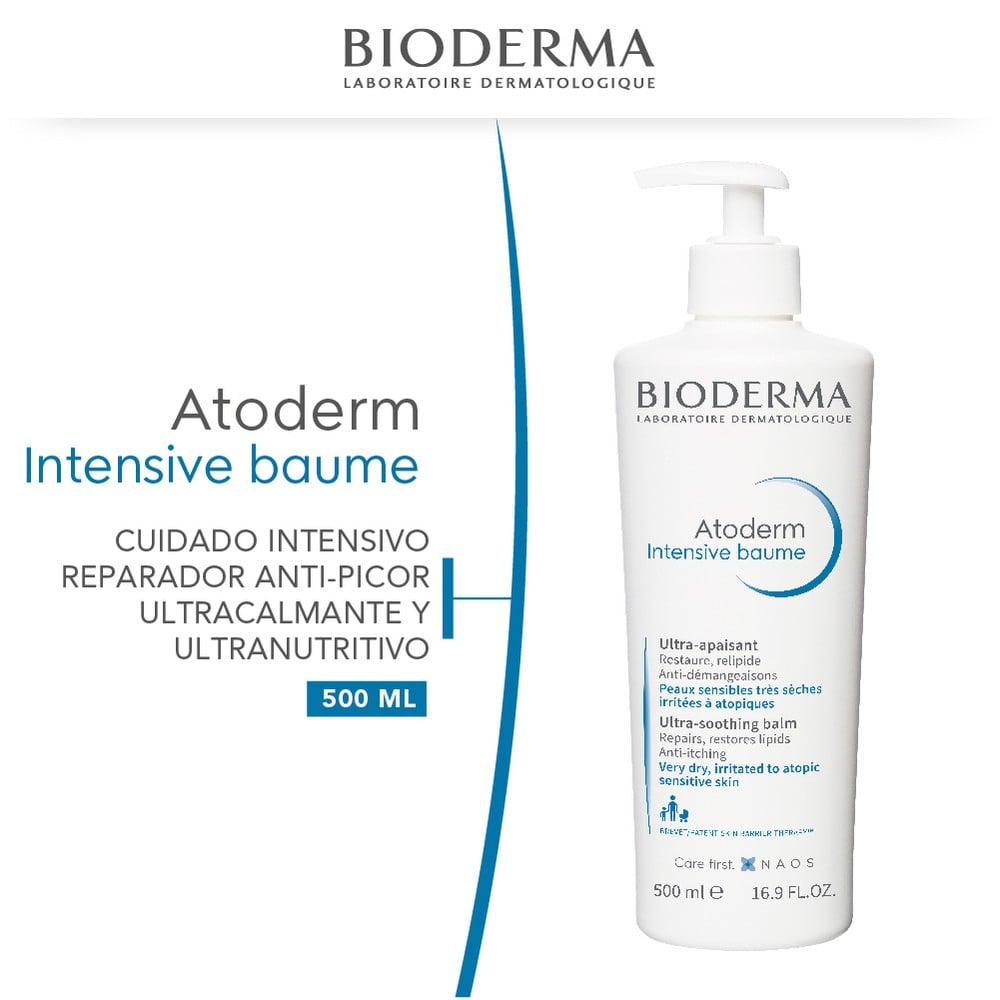 Atoderm Intensive Baume Balsamo Reparador Anti-Picor 500 mL