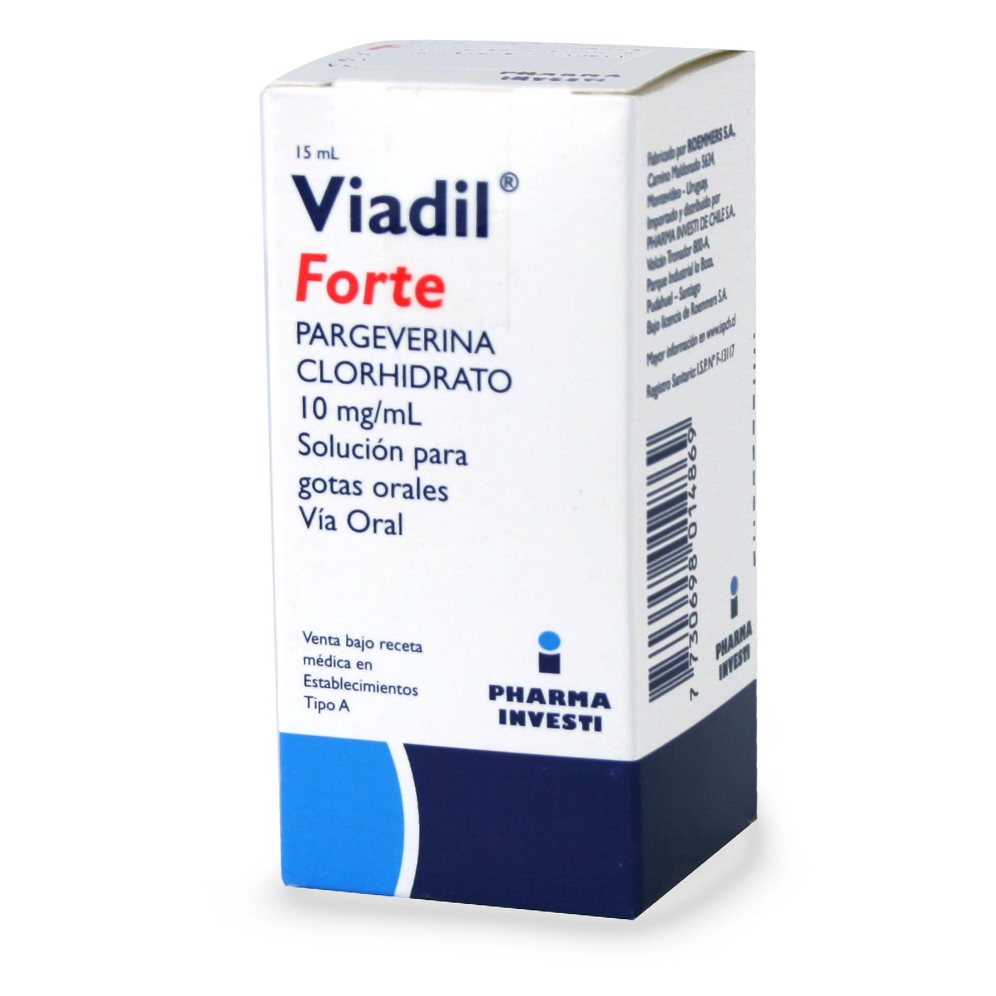 ViadilFortePargeverina10mg/mLGotas15mL