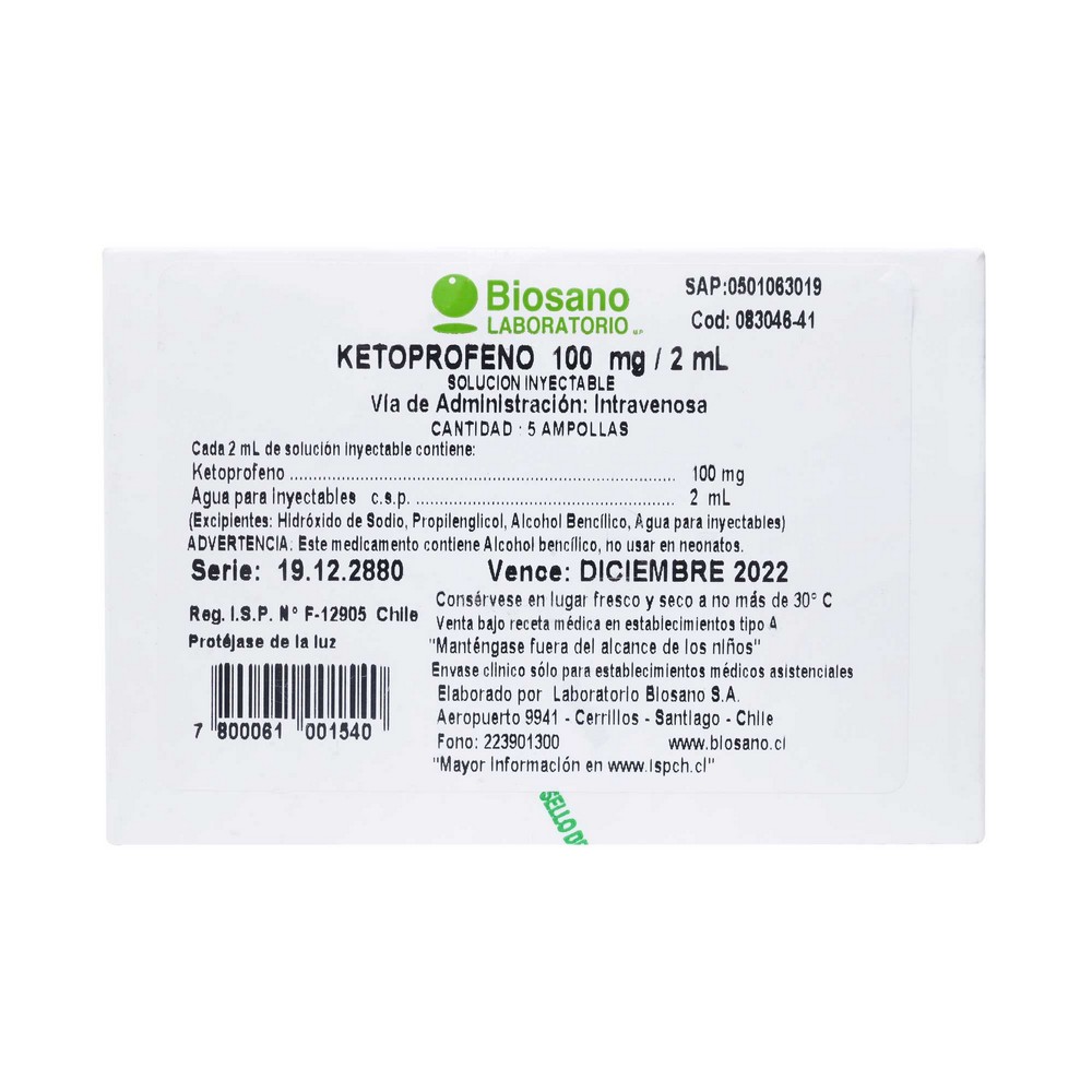 Ketoprofeno 100mg
