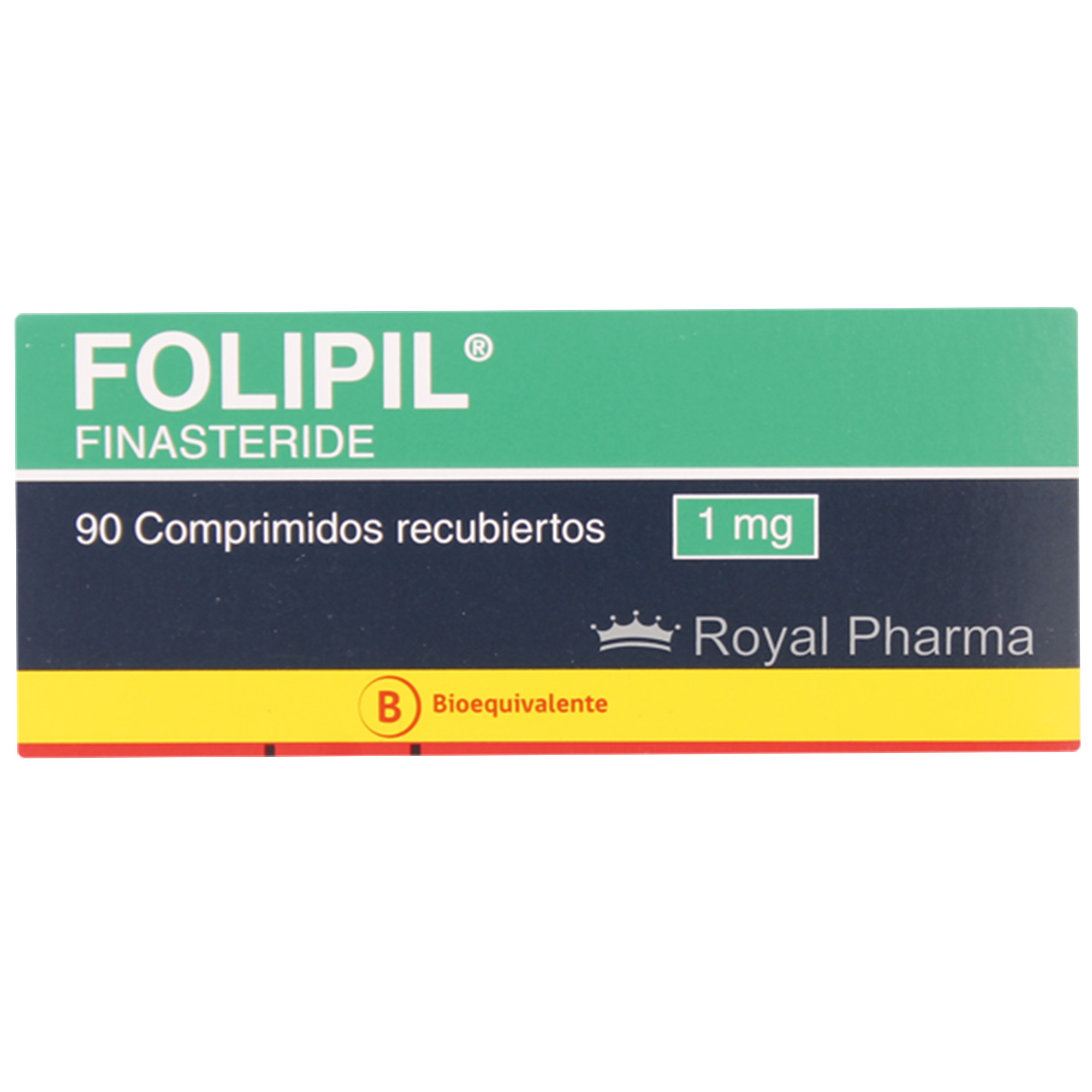 Folipil Finasteride 1 mg 90 Comprimidos Recubiertos