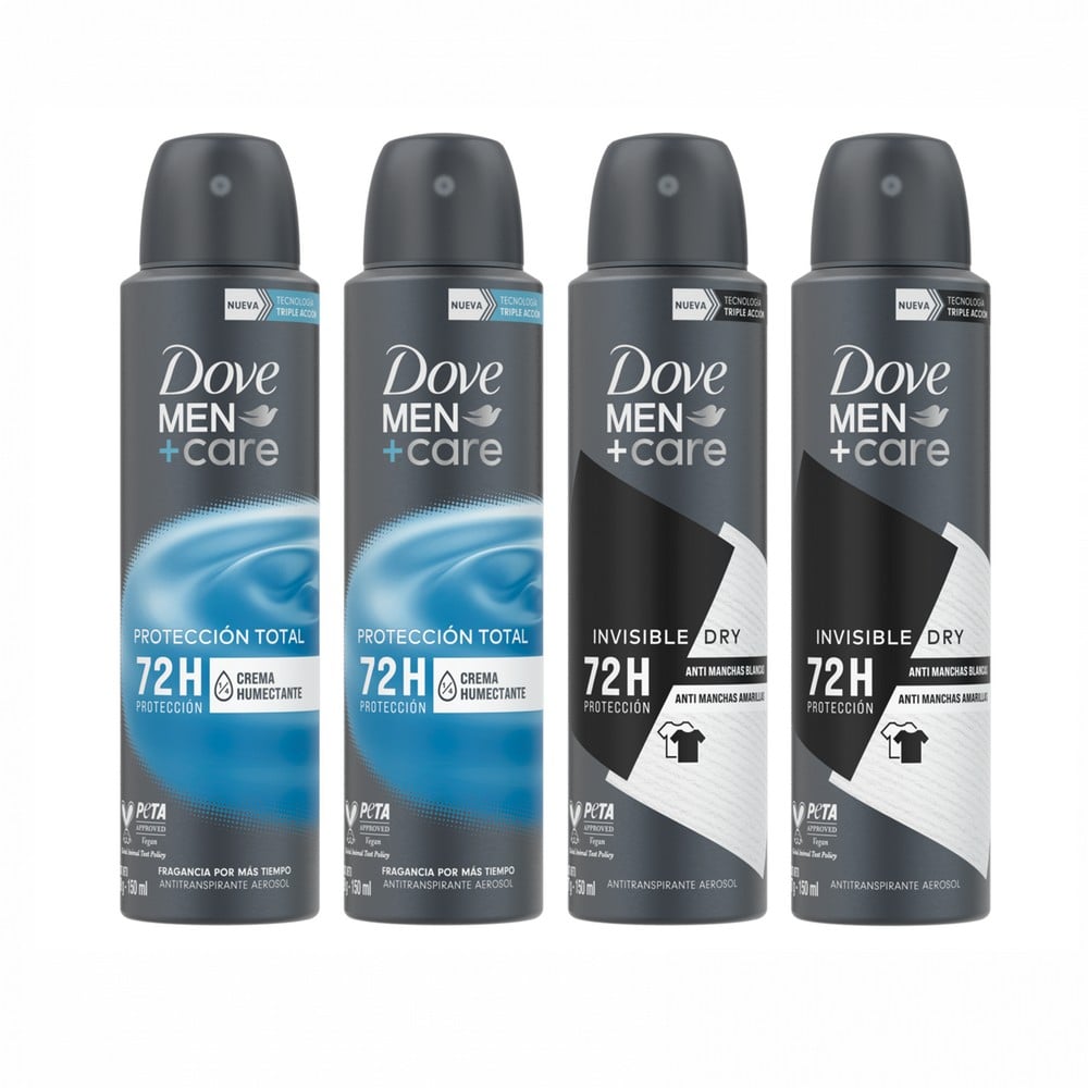 Pack 4 unidades Men Spray 89 grs | Cruz Verde